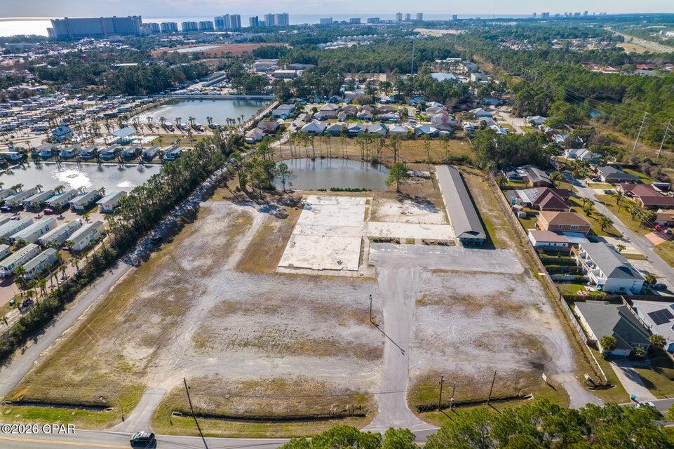 C-3 GENERAL COMMERCIAL ZONING APPROVED. Rare opportunity to acquire approximately 7.834 acres of entitled commercial land located on Allison Avenue in Panama City Beach. The property features approximately 400 feet of road frontage, no wetlands, and is served by municipal water and sewer, significantly reducing development risk and timeline.

The site represents a fully entitled commercial development opportunity, positioned along an established corridor with direct connectivity to U.S. Highway 98 (Panama City Beach Parkway). Surrounding zoning includes commercial to the south and residential and public/institutional uses to the north, creating a logical transition location for neighborhood-scale commercial and service development.

Property includes a former church structure and is suitable for a variety of commercial uses permitted under C-3 zoning, subject to site plan approval and County development standards. Buyer to verify all permitted uses, density, and development requirements.