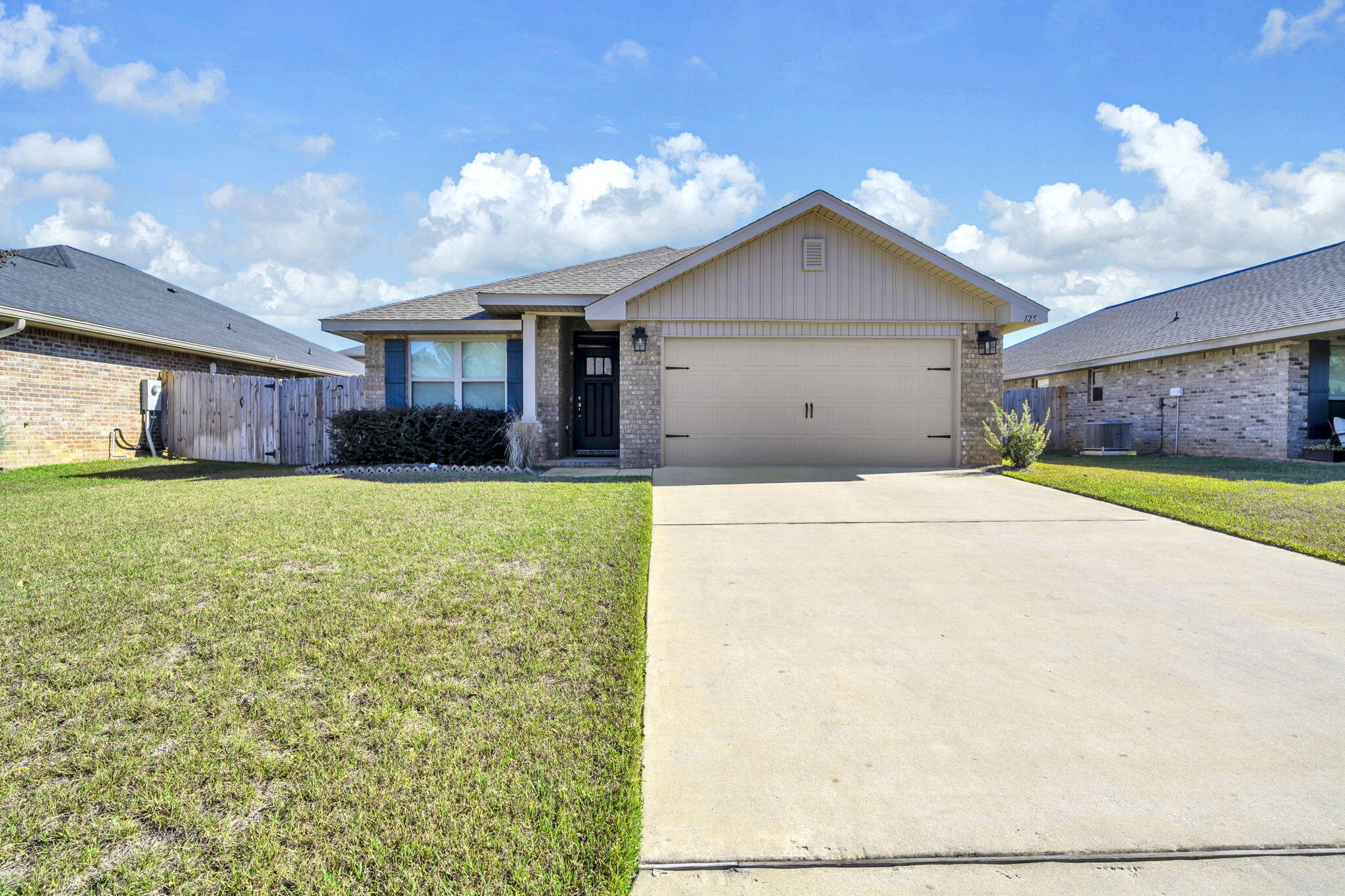 Step into this bright and airy four sided brick home located in North Crestview's Ridgeway Landing. This beautiful home features 3 generous bedrooms and 2 full bathrooms. This open concept design is perfect for entertaining. The home showcases island seating, a breakfast nook, and a formal dining room. This home features an automatic sprinkler system, 2-car garage, and professional landscaping