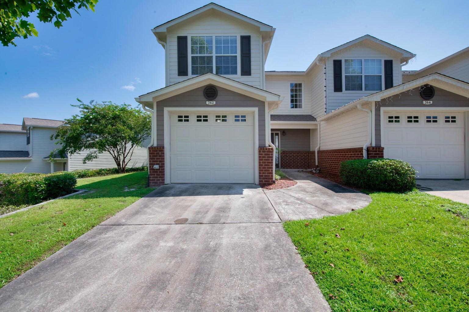 Great investment property or home for someone that wants to put some sweat equity into it.! This property is being sold AS IS. Home needs some TLC which price reflexs. Downstairs flooring 2021, Upstairs carpets need replacing. .Great location!! Located on the Southwest side of Crestview. Eagles Landing is a highly sought after community with a pool.  3 bedroom and 2 1/2 bath townhome on the corner with extra parking. HVAC is 2022 HOA covers roof.