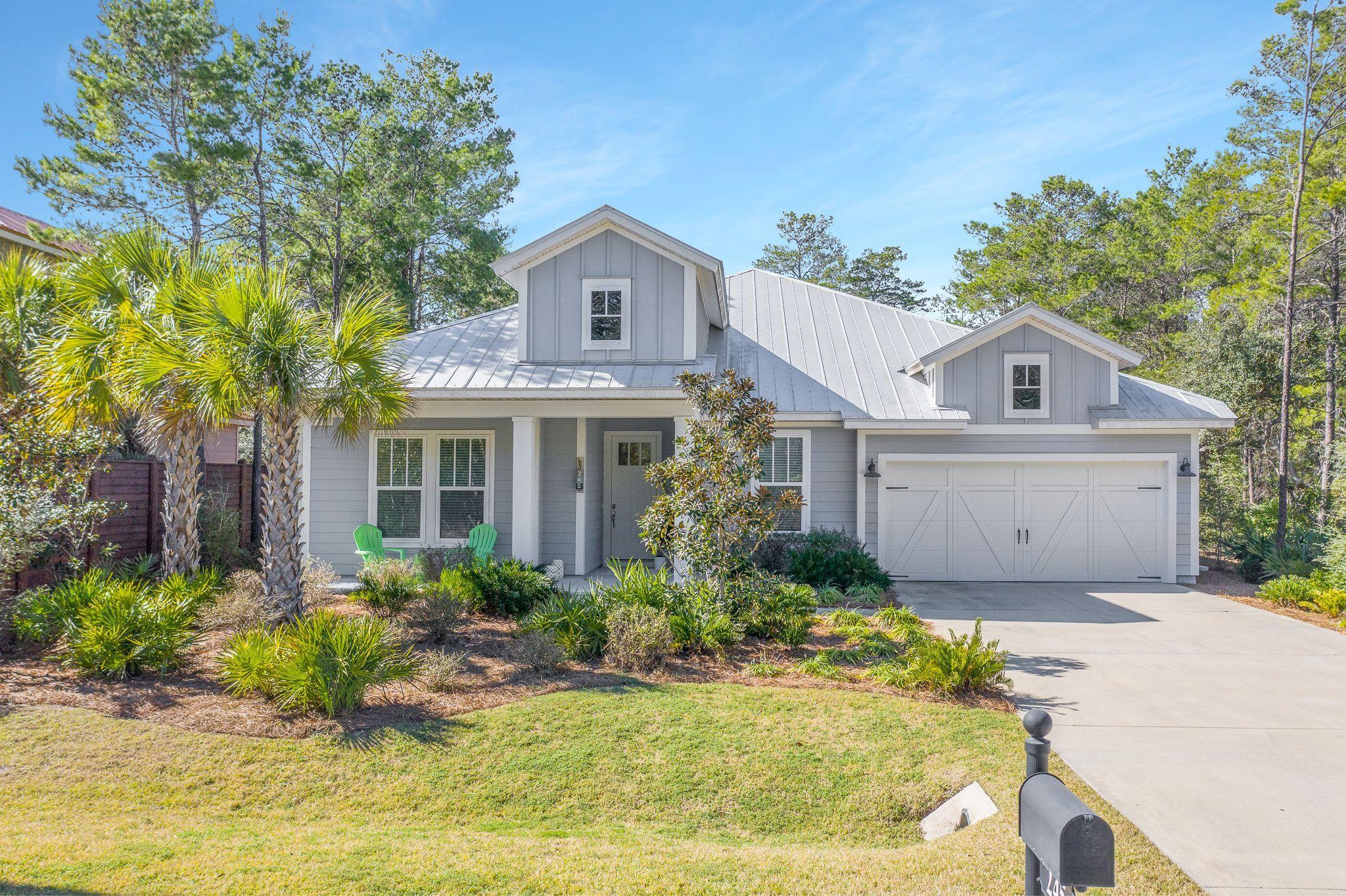 You'll love this delightful single-family home located on a private street just minutes from the beach. This popular wide-open floorplan is an entertainer's dream. Upon entering this home, you are greeted by a spacious foyer and can't help but notice attention to detail throughout with the extensive trim package and beautiful coffered ceilings. 

This 4 bedroom, 3 bath home has approximately 2,528 square feet, 10' ceilings, gorgeous dark hardwood floors throughout, designer kitchen with stainless appliances, granite countertops, extra-large island, ample cabinet space, expansive pantry, dining nook with extra entertaining space and wine fridge. Home also includes a large laundry room with built-in shelfing, separate mud room, dual 50-gallon hot water tanks, Nest® thermostats, and 2-car garage including a bonus 9'x9' work or storage bonus room.

Two of the guest bedrooms are located near the entry and you will find the 4th bedroom just off the dining nook perfect private guest or in-law suite including it's own private bath. The master bath includes an incredibly spacious bath, huge walk-in shower and closet, and private views of the backyard. Enter your home office through the beautiful glass barn doors and enjoy reading on the built-in window bench with additional storage.

Relax and enjoy a nice quiet evening listening to nature on the charming outdoor Lanai with ample privacy, meticulous landscape and plenty of room to add a pool. This property has a lot size of 10,628 square feet and was built in 2016. This home won't last long call Andy Wiggins 850.225.8887 today to schedule a showing.