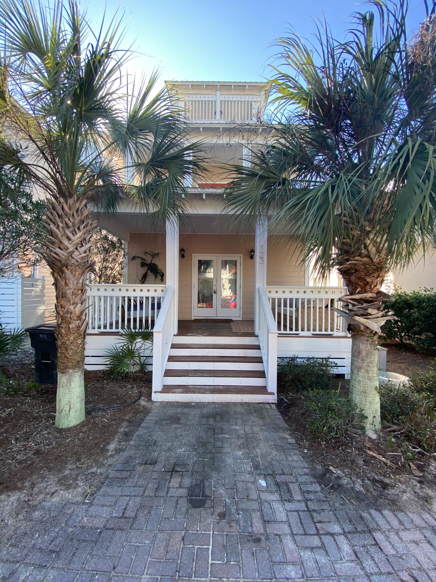 FULLY FURNISHED three story beach house with view of the Emerald Coast! Pine floors, and all windows / doors trimmed and molding throughout. Open floor plan in living, dining, and kitchen area with stainless steel appliances and quartz counter tops! Laundry room on ground floor w/ washer & dryer! All rooms open to large porches overlooking Seacrest Beach. Fourth bedroom also has a large wet bar w/ refrigerator and half bath. Tile walk-in shower and jacuzzi tub. Outdoor shower and entries on all sides of the home. Large community lagoon pool and beach access. Mediacom bulk service offers 186 cable channels including the HBOs, sports package, and Family package, along with high speed internet, and one modem and main set box. Tenant quarterly charge $351.51. **BONUS AMENITY INCLUDED** An additional charge of $20 per month will be due with monthly rent payments to have HVAC filters delivered to the home approximately every 30 days under the Utility & Maintenance Reduction Program to help you save 5-15% your heating and cooling bill as well as create a clean healthy living environment. Schedule a showing to view today! No Smoking. No Pets.