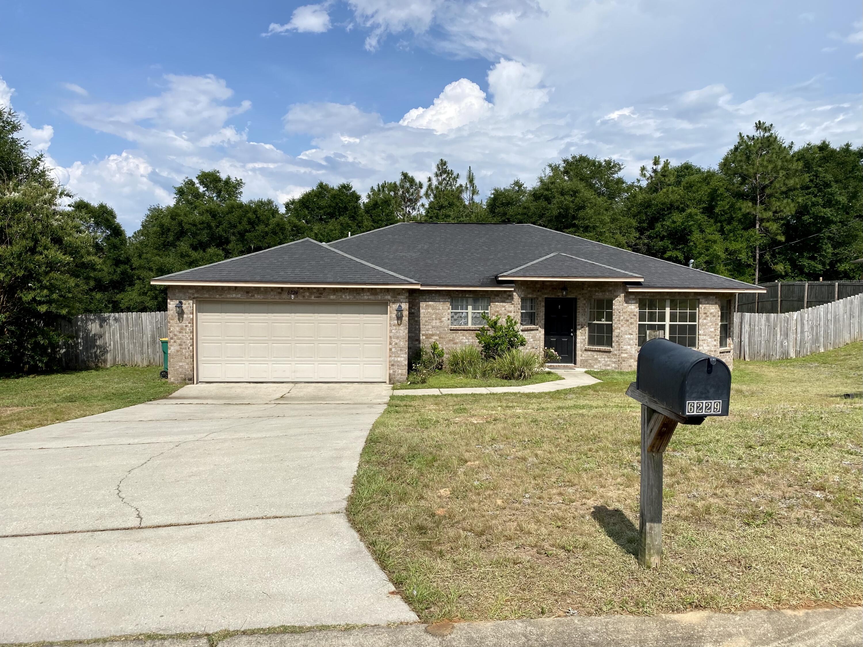 Welcome home to Silver Springs Estates! Situated on over a half-acre lot, this all-brick 3 bedroom, 2 bath home has the perfect bonus room ready to be utilized in whatever you need! The kitchen features granite countertops, center island, pantry & stainless-steel appliances. High ceilings in the living room make it feel even larger than it lives! The master bedroom is spacious and the ensuite has double sinks & two walk-in closets! With the split floorplan, you'll find the master bedroom separate from the additional two bedrooms, of which both fit a queen bed with space for a desk too. Heading outside, there's a back patio with a great view of the fully fenced backyard that has a side gate and a double gate for access!  Schedule your showing today!