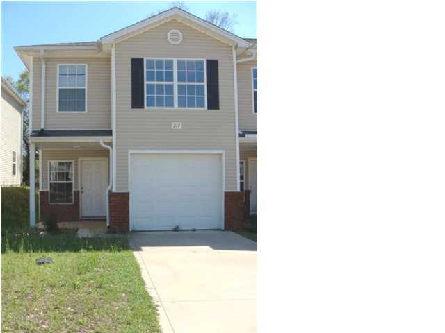 WONDERFUL 2-STORY TOWNHOUSE WITH LOTS OF SPECIAL FEATURES. ENERGY EFFICIENT ALL ELECTRIC. CEILING FANS IN THE LIVING ROOM AND BEDROOMS. SPACIOUS ROOMS THROUGHOUT. NICE KITCHEN HAS SOLID SURFACE COUNTERS, UNDER-MOUNT SINK, BREAKFAST BAR, LOTS OF OAK CABINETS, AND A BUILT-IN-MICROWAVE OVER THE STOVE. TILE FLOORS IN THE FOYER, HALL KITCHEN & BATHS. CARPET EVERYWHERE ELSE. HALF BATH WITH PEDESTAL SINK AND PRETTY MIRROR FOR YOUR GUESTS. MASTER SUITE HAS A WALK IN CLOSET & DUAL VANITIES IN THE BATH. INSIDE LAUNDRY. PATIO IN THE BACKYARD. 1-CAR GARAGE.