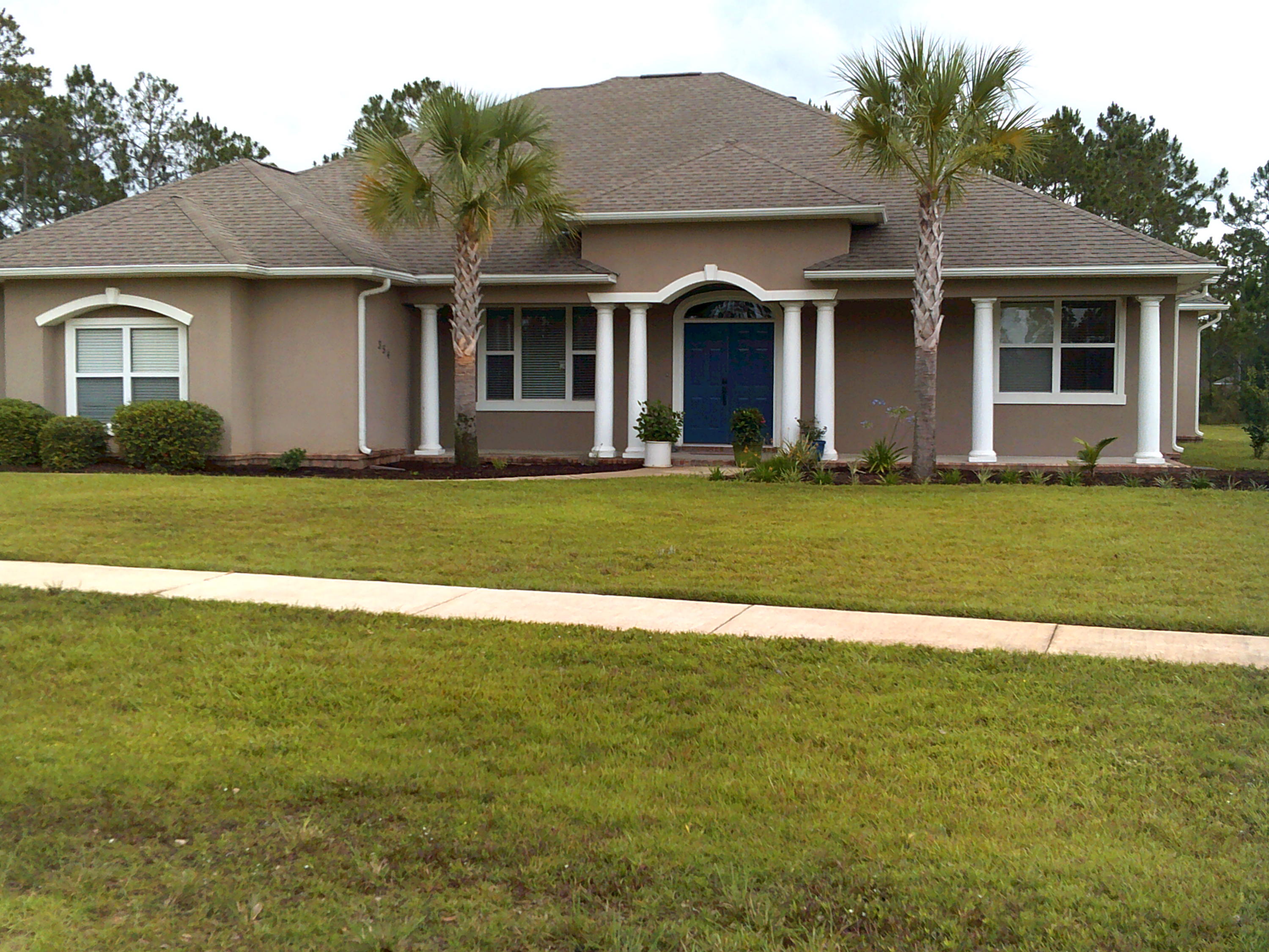 TOTALLY A WOW HOME! WARNING! You are going to fall in love with this one! Open living/dining/kitchen combo. Split bedroom floorplan, fireplace, formal dining/office area has new tile flooring. New carpet, New paint, New water heater, New dishwasher and Refridge. AWESOME MASTER SUITE w/ HUGE walk-in closet. Master bath w/ double sink, separate shower and garden tub. Private toilet area. Back two bedrooms have access to a shared bath that has separate vanities. Front bedroom great for your guests. No more popcorn ceilings..they have been redone with the spanish lace knockdown. Nice! Screened patio to relax on. Side entry two car garage. .68 acre lot on the 13th Fairway. Picture perfect and so move in ready! View it and make it yours! Please have loan approval letter at time of offer. Thanks