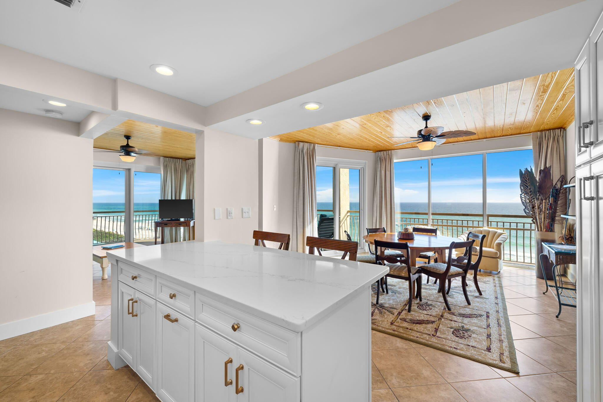 VIEWS! VIEWS! VIEWS! 
Gulf front condo in High Pointe Resort! 
Wake up every day to the sound of the waves and the salty breeze and end your days with a front row seat to the most gorgeous sunsets Florida has to offer! This beautiful 3-bedroom, 3 full bathroom condo boasts breathtaking gulf views from the master bedroom, living room, kitchen, dining and second bedroom suite. Step onto the white sandy beaches of the Emerald Coast for a day of relaxation and fun. Perfectly located just a short walk away from Rosemary Beach and Alys Beach for shopping and dining.

This beach front condo has never been rented, is well maintained and recently updated with new paint, wood ceilings, kitchen cabinets with quartz countertops, new kitchen appliances, new bathroom fixtures and quartz countertops, new master shower tile and more.

High Pointe Resort offers 600' of deeded beach access, an amazing tropical lagoon pool with waterfalls, hot tub, and a spacious poolside area. There are also tennis courts on site, a kid's playground, shuffleboard court and soon to be pickle ball. High Pointe is also home to Crabby Steve's, a bar and grill that overlooks the beach and ocean - the perfect place for lunch or a cold beverage after a day on the beach.
