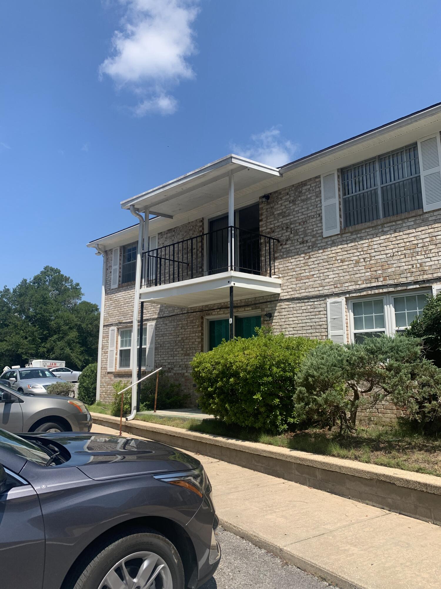 Very quiet condo unit. This second floor unit  with patio is available.  Owner is paying HOA which includes, water, trash and sewer.  Condo has a brand new AC/Heat pump.  New vinyl flooring in the split bedroom side and in the kitchen.  Partially furnished.  See furniture in pictures.  Home has community pool, storage room , storage area and laundry room. No pets no smoking.  Please call agent Deborah Klinger for application which costs 35.00 to apply.