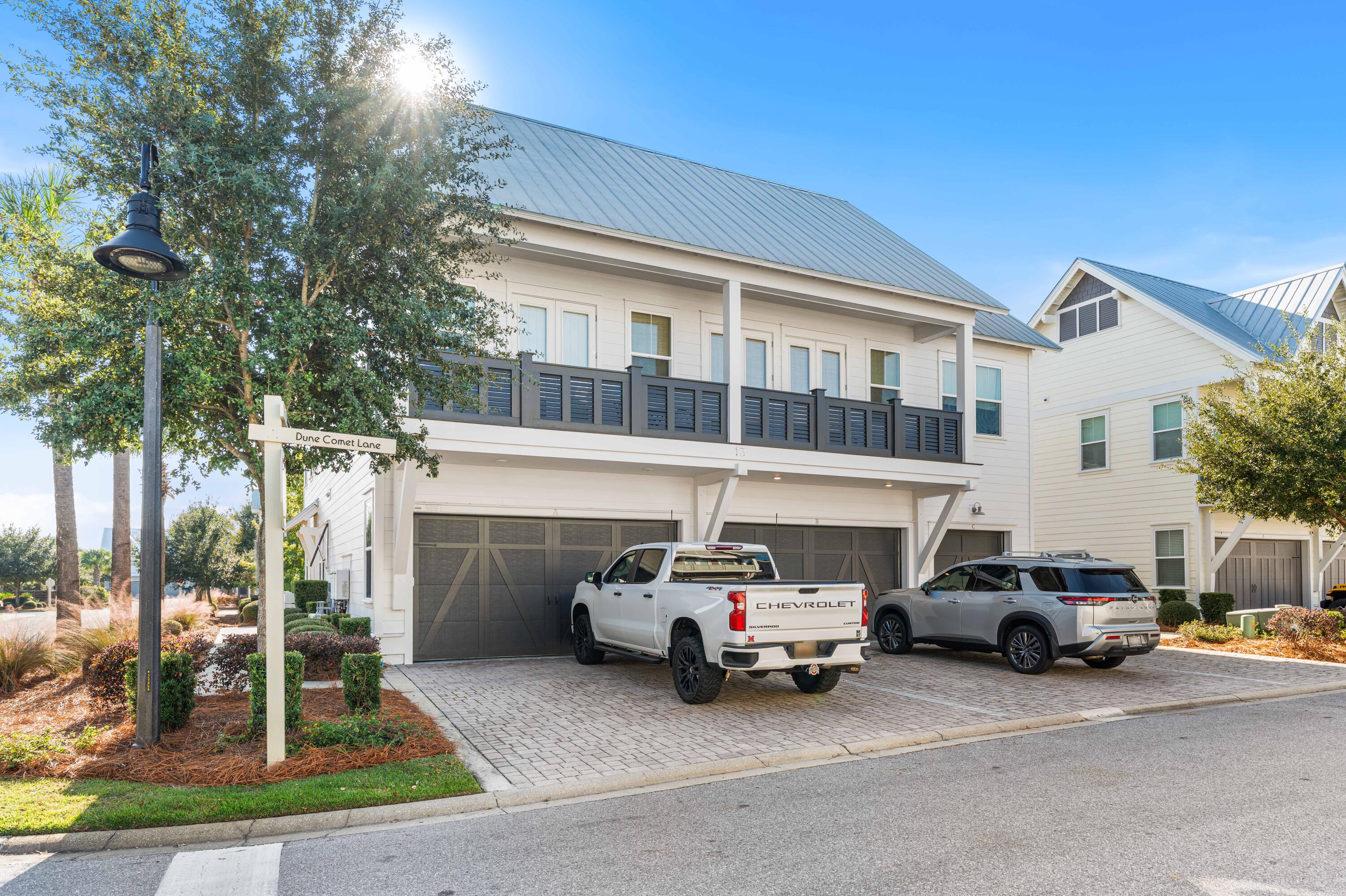 Stunning professionally decorated townhome offered FULLY FURNISHED and rental ready.  Rare premium location and ''CORNER LOT'' with incredible premium location near pool, located in the highly desirable community of Prominence on 30A.  Unit features: 8-ft doors, 10ft ceilings, professionally decorated with designed lighting, custom furniture, window treatments, custom cabinetry, shiplap TV wall, washer/dryer, hardwood floors, large attached one-car garage with great storage and extra parking in driveway. The kitchen is well appointed with stainless steel appliances, gas cook-top, custom vent hood, and large kitchen island with seating.  HOA includes exterior maintenance/insurance, landscaping, security, pools and common areas. 
A MUST SEE!