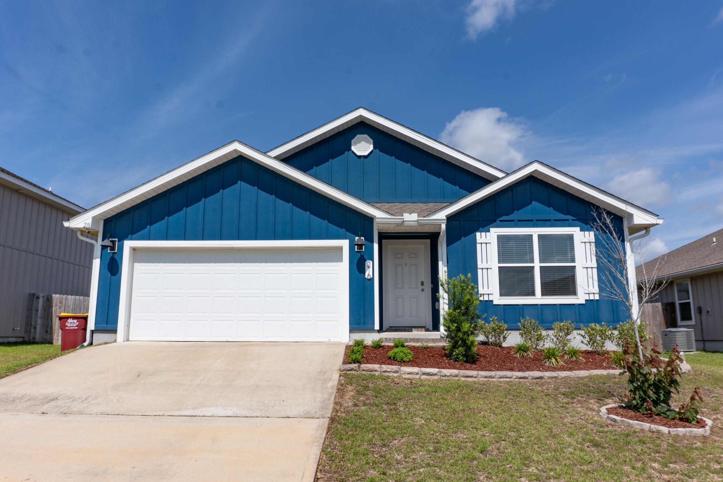 Available Now and move in ready!!!!...(6 MONTH LEASE SPECIAL AVAILABLE IF NEEDED). Immaculate almost new home featuring many new upgrades by the homeowner. Step into the Cali floorplan boasting 4 bedrooms, 2 bathrooms open concept living. Spacious bedrooms and bathrooms, with LVP flooring, neutral paint in main living areas, covered back porch, custom granite counters and backsplash, accent mirrors, and more set this home apart. Great curb appeal and 2 car garage. Walk in closets and room for KING size furniture. Easy access to bases, beaches, and shopping. No inside smoking or vaping. Pets allowed with homeowner approval and pet fee. Desirable Shoal River Landing, a pool community.