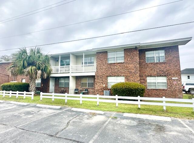 AVAIL: 3/26. S/D = $1,450 - CAN BE BROKEN UP IN 2 MO. INSTALLMENTS IF QUALIFIED. NICE UPDATED 2nd floor condo! Unit features stainless appliances, LVP & tile flooring + a newly painted interior last year. Open living/dining/kitchen. Split bedroom plan for extra privacy. Jacuzzi tub & stackable front loader washer/dryer in the hall bathroom. Huge walk in shower in the master bathroom. Ceiling fans in all the rooms. All electric! Covered back balcony, great to relax on. Convenient to schools, shopping, dining & both bases. The complex offers cameras that record most of the common areas, pest control & a (seasonal/shared) pool. Pets allowed upon Owners approval & w/ a pet fee (UP TO 26 LBS MATURE WEIGHT) PER COA RULES. W/S/G included in the rent! Welcome home!