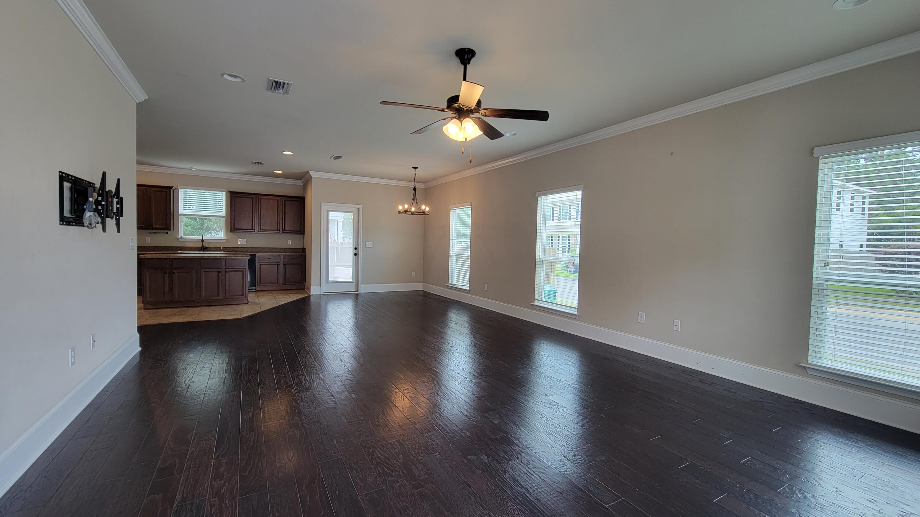 -TWO WEEKS FREE RENT-2 story 3Br. 2.5Ba is centrally located in Santa Rosa Beach, this home is just minutes away from shops, Publix, South Walton High School and all of the amenities 30A has to offer. As you walk in the front door there is premium wood plank flooring in the living room that opens to the kitchen and dining area. The kitchen has lots of counter and cabinet space. The back door leads to a covered back patio and fenced in backyard. There is a shed to store your garage items. Upstairs you will find the bedrooms and 2 full bathrooms. The spacious master bedroom has an attached bathroom with 2 vanities, separate shower, large walk in closet and a covered balcony. The laundry room with washer and dryer connections. Renters insurance required. Lawn care included Pet Friendly