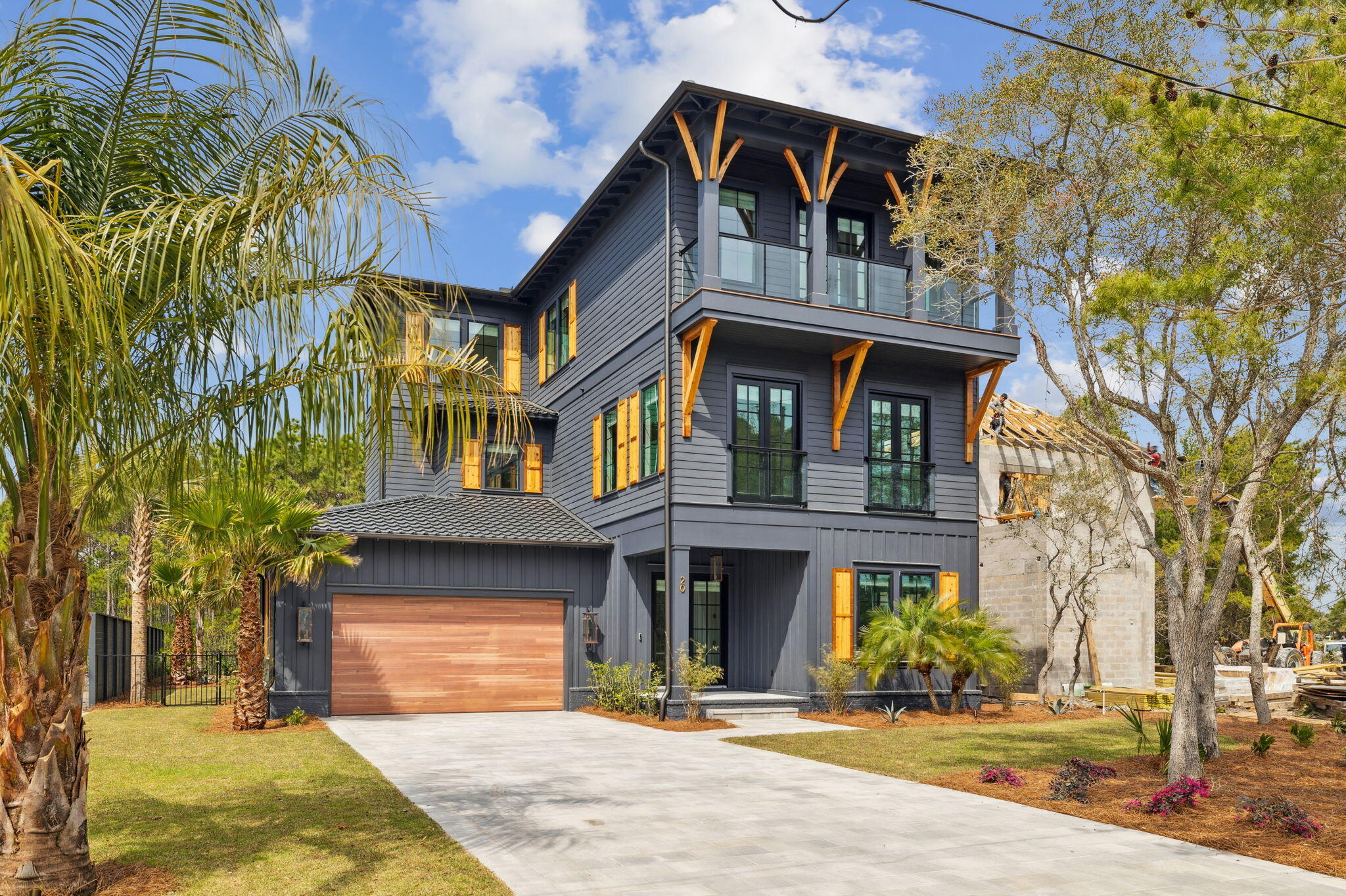 Introducing 20 Loon Lake, a luxurious retreat built by Cogent Building Group & designed by Bird Dog Design Co. nestled on the serene west end of 30A, offers deeded beach access & unparalleled privacy bordering the state park. This exquisite property offers a blend of sophistication, comfort, and recreational indulgence.

As you step through the grand entrance, the first floor welcomes you with an expansive living area, ideal for entertaining guests or unwinding with loved ones. Adjacent is the elegant dining space, perfectly suited for hosting memorable gatherings.

The main floor also features the opulent Master Bedroom 1, providing a sanctuary of relaxation and tranquility. Venturing to the second floor via the convenient elevator, you'll discover the lavish Master Bedroom 2, complete with luxurious amenities and stunning views. Accompanying it are the inviting Guest Bedroom and the charming Bunk Room, offering ample space for family and guests. The laundry facilities ensure convenience and practicality for daily living.

Ascending to the third floor, you'll find two additional thoughtfully appointed Guest Bedrooms, each providing a haven of comfort and style. The highlight of this level is the expansive Recreational Room featuring gulf views, offering endless possibilities for leisure and entertainment.

Outside, the secluded backyard retreat awaits, bordered by the captivating natural beauty of the state park. Here, a sparkling pool and soothing hot tub beckon for relaxation and rejuvenation, while the surrounding landscape provides a picturesque backdrop for outdoor gatherings.

Convenience is further enhanced by the two-car garage, offering ample storage space for vehicles and recreational equipment. Whether you're seeking tranquility, entertainment, or simply a place to call home, 20 Loon Lake epitomizes luxury living at its finest.

Please contact us today for rental projections and cost to own figures.