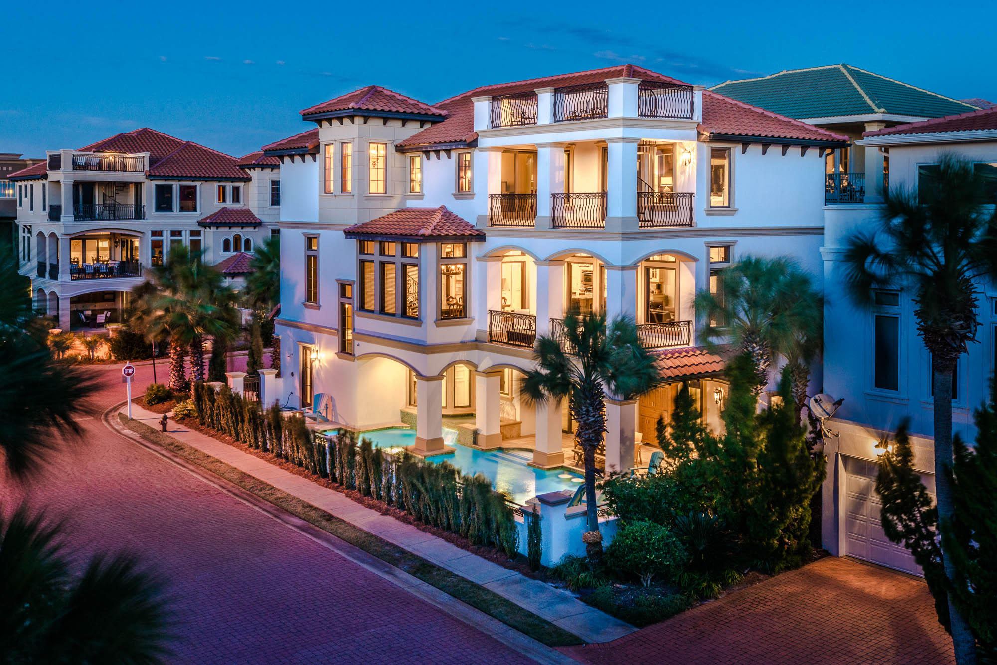 Great established rental property. 2015 rentals of 289k, and 2016 rentals of 264k. Wahoo Yahoo is one of the premier vacation rentals in the Destin area with an established rental history and carefully laid out to accommodate large groups in luxurious fashion. This exceptional home boasts an over the top private pool, rooftop deck with incredible Gulf views, large, open gathering spaces, elevator, and incredible detail throughout the home. The first floor billiard and foosball room lead out to the pool for a recreation area unmatched in the Destiny by the Sea community. Neighborhood beach access is conveniently located just a few houses down, and the privacy this gated community affords to homeowners and renters alike is unmatched in the Destin area. Entering the home, the billiard room and wet bar area are just around a small bend from the foyer. There is a half bath to service the play area, and sliding doors that lead out to one of the finest pools in the neighborhood. There is a bunk room with sleeping space for up to 6, and a full bath with shower that also leads out to the pool area. There is a first floor laundry area great for pool or beach towels.

Take the stairs or elevator to an expansive living room and kitchen area that is definitely one of the focal points of the home. The gourmet kitchen offers all the bells and whistles a home chef could desire, and the oversized kitchen island and dining room table offer enough seating for the whole family to enjoy a meal together. There is another bunk room sleeping 4 with a full shower/tub combination bath, as well as a bedroom with King bed and full shower bath. The porch off of the living room provides a Gulf view, but the views only get better as you move to the next floor.

The third floor offers 4 bedrooms with 3 King beds and 1 Queen, as well as a living room area and additional laundry space. The porch off of the living room offers a great Gulf view, and stairs up to the rooftop deck. From the rooftop, the Gulf views are amazing on the south side of the home. The perfect spot for a nice bottle of wine and an evening sunset! 

This home is being offered fully furnished, with exclusion of the rental linens. Please inquire for rental projections and rental history.