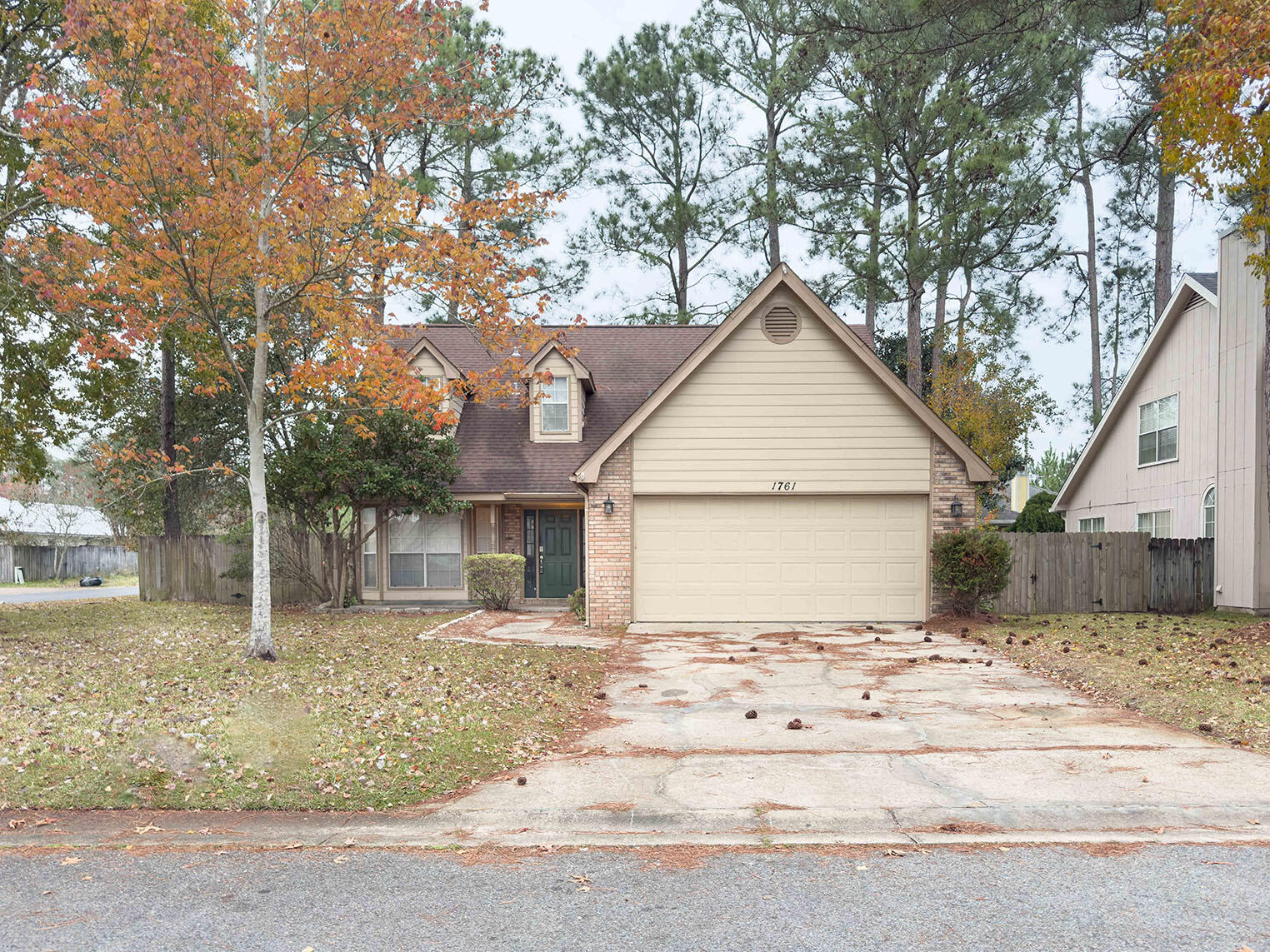 This corner-lot home in a cul-de-sac features a fenced backyard, durable flooring, and a carved mantle fireplace. The kitchen includes white cabinets, a breakfast bar, and a pantry. The first-floor master suite offers a walk-in closet and jacuzzi tub. Upstairs has four bedrooms with wood floors and a balcony. A two-car garage with attic storage completes the home, conveniently located between Hurlburt Field AFB and Eglin AFB. Owner will allow small dog/cat fully grown not larger than 25lb. All Coastal Realty Services residents are enrolled in the Resident Benefits Package (RBP) which includes renters insurance, HVAC air filter delivery (for applicable properties) and our best-in-class resident rewards program, and much more!