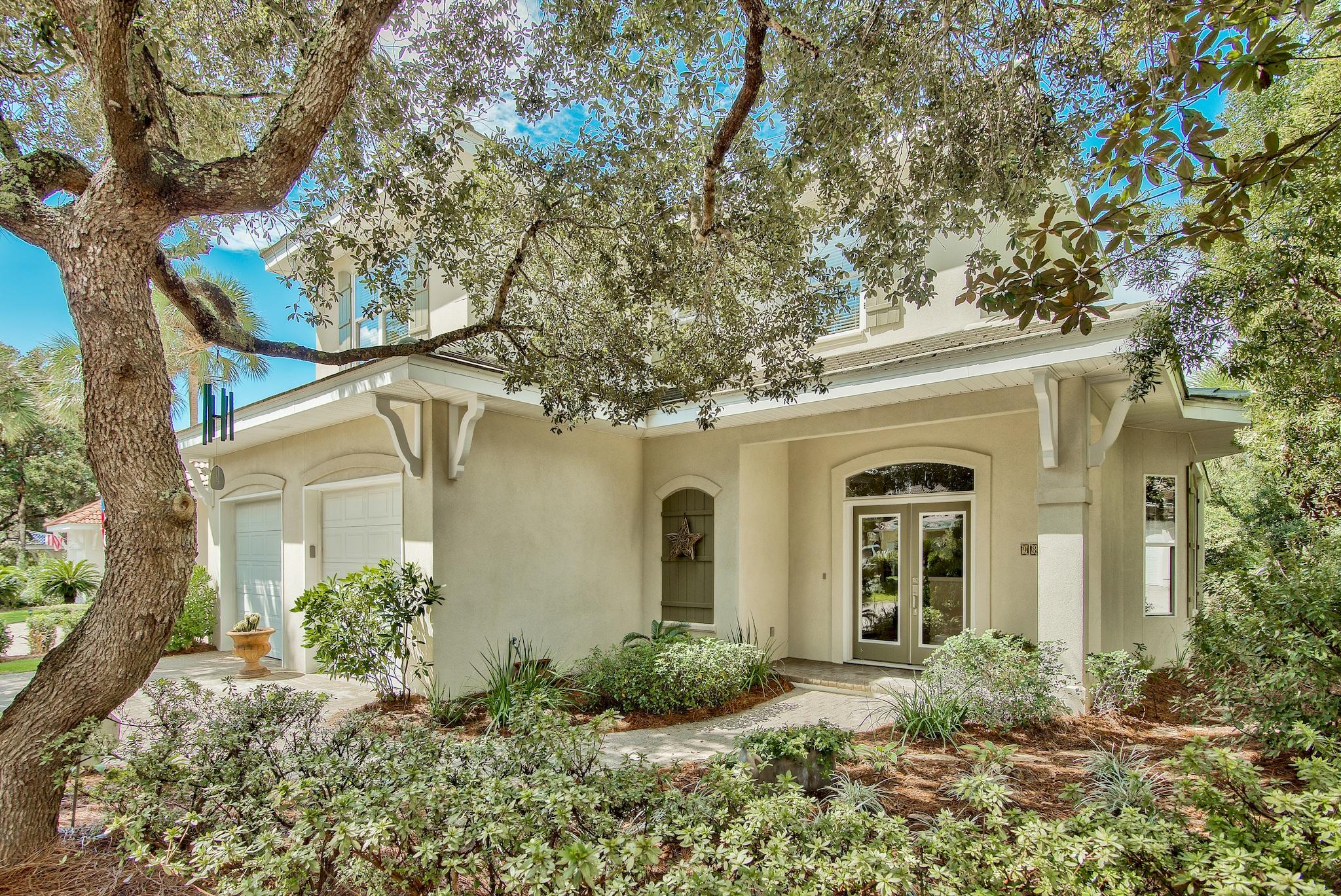 Discover the 'Coastal Cove'. Your beach retreat is here! Just minutes from the lovely emerald coast. In the highly sought after gated beach community of Destiny. Gorgeous open floor-plan concept with soaring ceilings throughout. Sip your morning coffee straight from your 1st floor master bedroom. There's a sitting area nook sit back and take in the massive beauty of the outdoors. Double spa tub and shower master bath suite. Never rented and meticulously maintained . Located on a large corner lot with manicured tress and landscaping. Provides additional privacy from neighboring homes. Recently upgraded making for a great primary residence or rental property for the next owner. Massive two-car garage with built ins. This home is one of a kind. Come see it for yourself. The Community of Destin has fantastic amenities including a larger pool, tennis courts, gym, and just a short walk of golf cart ride to the beach. One of the best options in this area at this price point and one to go view in person if considering this area.