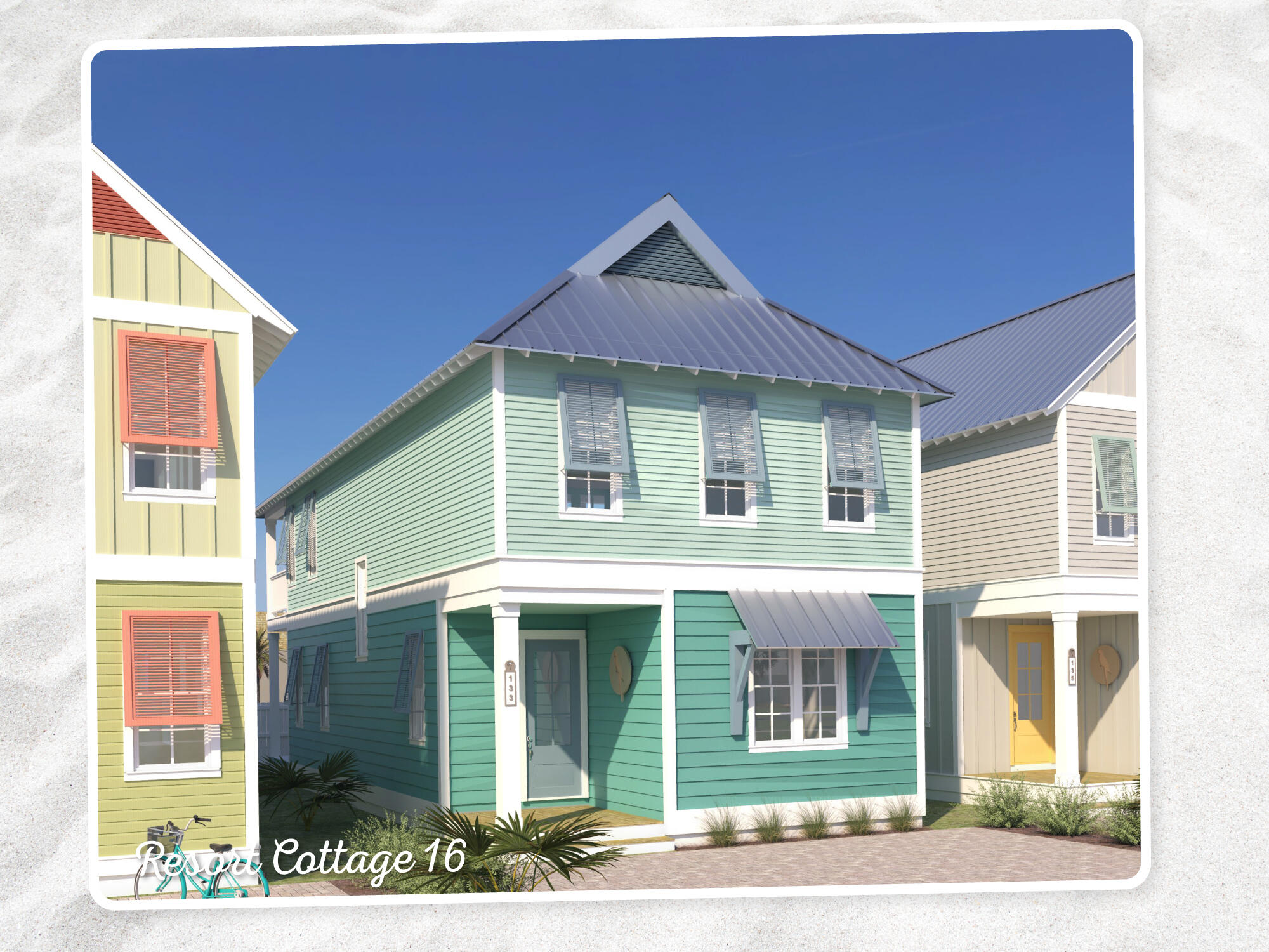 Don't miss your opportunity to enjoy everything the Margaritaville lifestyle has to offer!  This home is new construction with 5 bedrooms and 4 ½ baths.  Located in the exciting new Margaritaville Beach Cottage Resort, homeowners and their rental guest will have a hard time deciding what to do first; you can relax in the huge resort pool, take a trip around the 425 ft long lazy river, ride down one of two waterslides, soak in the sun on the 580 feet of dedicated beach, play pickleball, have a margarita and cheeseburger brought to you poolside, games on the lawn, outdoor movies and much, much more. 

 

This Breeze two story floorplan features 2,130 sf of heated/cooled space perfectly designed to fit your every need.   On the first level, you'll find the open concept living, dining and kitchen area with direct access to the patio.  There is also a downstairs primary bedroom and full-sized en suite bath, as well as an additional half-bath on this level as well.  On the second level you will enjoy a second spacious primary bedroom with ensuite bath, 3 additional guest bedrooms plus two more bathrooms and a laundry area.

 

 

This home features Frigidaire Professional Appliances, 36" gas range, quartz countertops, maple cabinets and luxury vinyl plank flooring throughout.  Our carefree customization plan allows you to select from one of three custom curated Margaritaville Design Finish Collections providing everything needed to make your home move-in ready, including interior finishes, furniture, housewares, and more.  Once you make your selection, sit back, relax and we'll take care of the rest.  This resort will be a premier destination and will offer you and your vacation rental guests a unique opportunity to enjoy luxury resort amenities with all the comforts of a beach front single family residence.

 

A 15% minimum deposit is due after signing and the remainder due at closing. We are using a builder contract which will be provided for your review along with all association and club documents.

 

Buyer should verify all measurements if important.  This resort will be the premier beachfront resort destination in Panama City Beach, hurry and do not miss this opportunity, only a few Resort Cottages remain!
