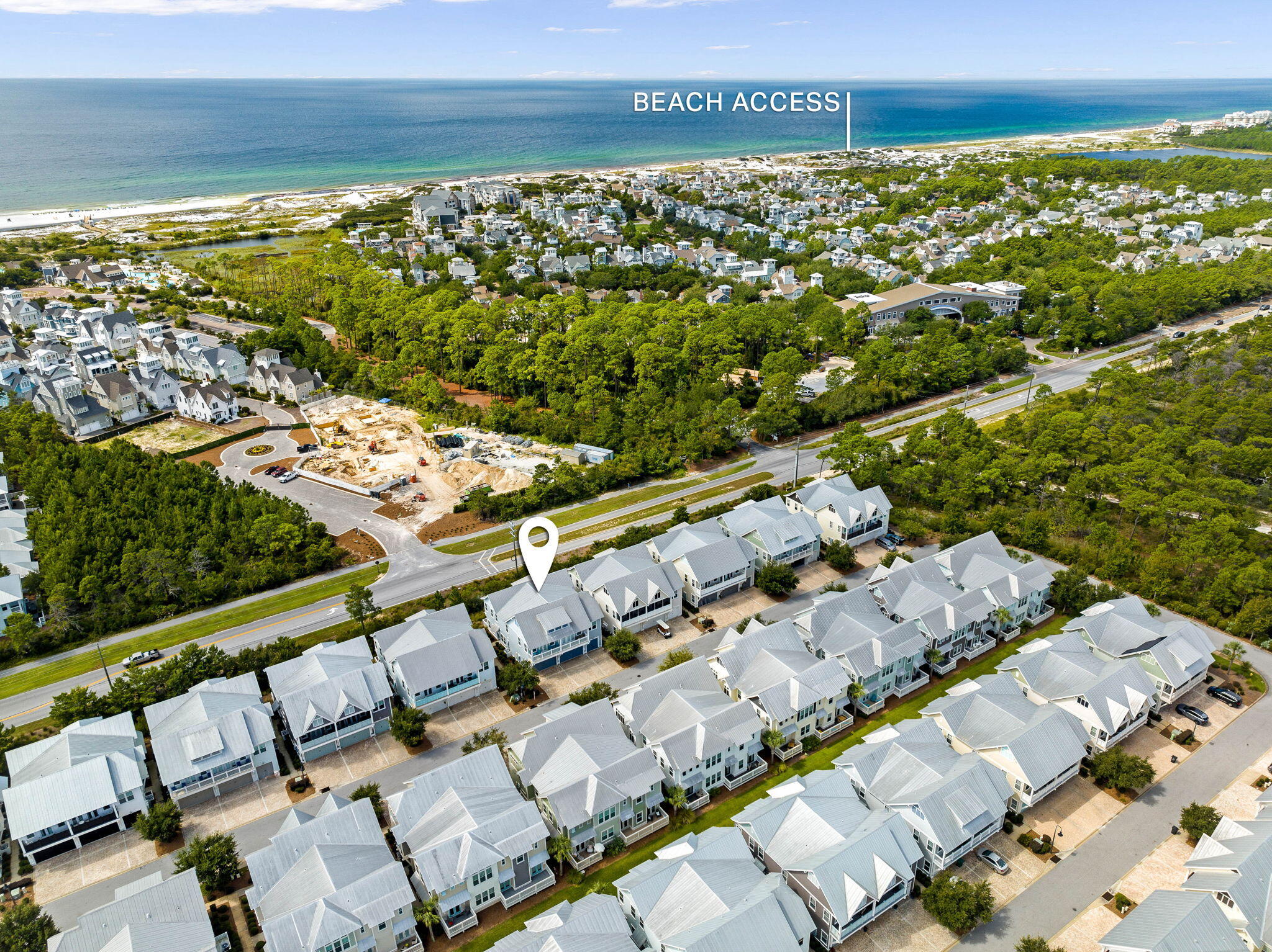 Charming Coastal Retreat in Prominence on 30A with Designer Touches

Welcome to ''Reef Intermission'', a beautifully appointed 2-bedroom, 2-bathroom home nestled in the heart of the sought-after Prominence on 30A community in Watersound, Florida. Offering the perfect blend of comfort, convenience, and coastal charm, this property is an exceptional opportunity—whether you're seeking a full-time residence, second home, or a high-performing vacation rental. Thoughtfully designed with an open-concept layout, this home features a spacious living area with abundant natural light, a fully equipped kitchen with a breakfast bar, and a dedicated dining area ideal for entertaining. The primary suite includes a king bed, en suite bath, and ample storage, while the guest bedroom offers a custom queen-over-queen bunk setup to comfortably accommodate family and guests.

Home Features:

2 Bedrooms | 2 Bathrooms

Open Living & Dining Space

Fully Equipped Kitchen with Breakfast Bar

Primary Suite with King Bed & En Suite Bath

Guest Bedroom with Queen/Queen Bunks

Full-Size Washer & Dryer

Pet-Friendly with Stipulations

4 Adult Bikes Included

Sleeps up to 8

Community Highlights - Prominence on 30A:
Residents enjoy access to two resort-style pools, lush green spaces, BBQ areas, and scenic biking and walking paths that stretch over 17 miles along 30A. Just steps away, The Big Chill (formerly The Hub) offers live music, outdoor movie nights, casual dining, boutique shopping, and family-friendly eventsmaking every day feel like a vacation.

Location Perks:

Centrally located between Seaside and Alys Beach

Easy access to 30A's white-sand beaches

Walking distance to dining, entertainment, and shopping

Close to Rosemary Beach, Seagrove, and more

Whether you're drawn by the laid-back beach lifestyle or the strong investment potential, Reef Intermission is your gateway to the best of 30A living.