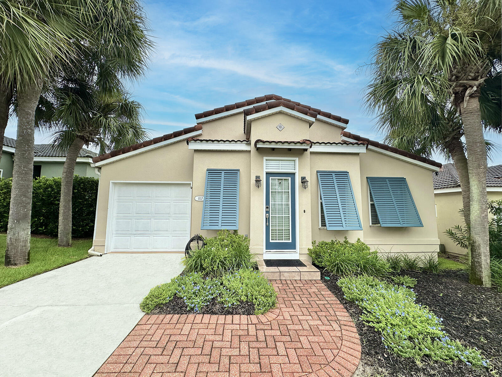 Welcome to 107 Tuscany Drive, a beautifully maintained home in the gated Tuscany community of Destin, offering style, comfort, and peace of mind. Residents enjoy a sparkling community pool and the security of no short-term rentals allowed. Over the past decade, this property has been thoughtfully updated, including a fully refreshed kitchen with upgraded countertops, new sink, garbage disposal, faucet, stove, refrigerator, microwave, and dishwasher. Bathrooms have been enhanced with new faucets, toilets replaced within the last five years and a new shower in the primary bathroom. Additional improvements include new shutters, exterior paint, a Racchio remote-controlled sprinkler system, a new hot water heater, and a fenced backyard perfect for outdoor living. A recent 4-Point Inspection is available, along with transferrable termite protection-(Southland Termite coverage was from 2015-2024)  Bryan's Termite Sentricon with one year prepaid service for 2025, plus ongoing pest control and lawn/shrub treatments. This well-cared-for home offers both curb appeal and worry-free ownership in a prime location near shopping, dining, and the beach.