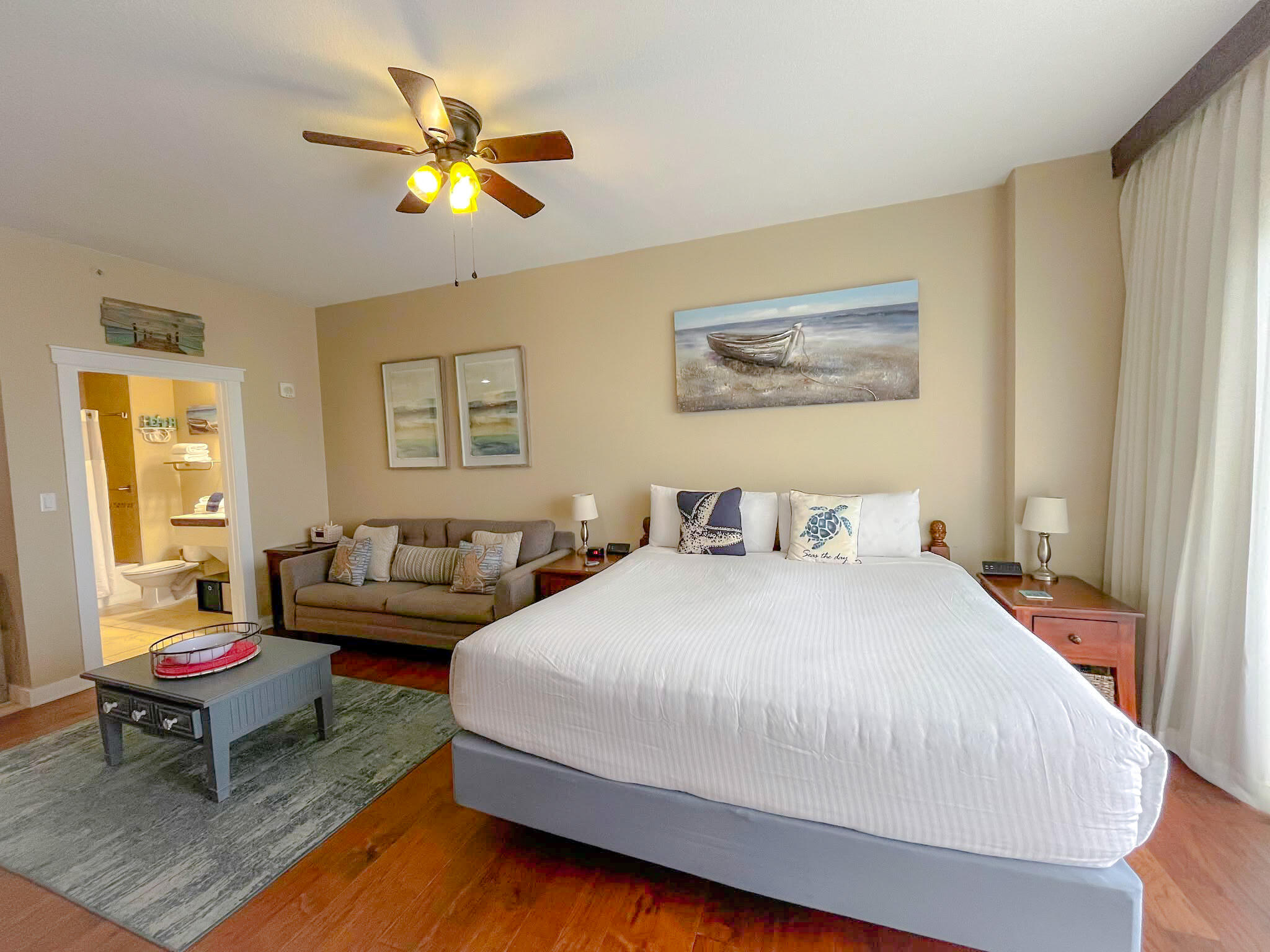 Welcome to 15100 Front Beach Road #525, a beautifully furnished studio condo nestled in the heart of Panama City Beach, Florida. Perfectly positioned for both relaxation and rental income, this charming unit offers the ideal opportunity for savvy investors seeking a property that doubles as a vacation getaway and a short-term rental powerhouse. As you step inside, you'll immediately be greeted by the bright and airy open-concept living space, designed with comfort and convenience in mind. The studio layout maximizes every inch, offering a cozy sleeping area, a functional kitchenette, and a well-appointed living space. Tastefully decorated with coastal charm, it provides a serene atmosphere perfect for unwinding after a day at the beach or exploring the local area.

This unit has been a successful short-term rental, making it a fantastic investment opportunity. With its prime location just across the street from the beach, guests are sure to flock to the property year-round. The condo's popularity is further enhanced by its excellent amenities and proximity to restaurants, shops, and entertainment options along the famous Front Beach Road.

Key Features & Amenities:

Prime Location: Only steps away from the white sand beaches of the Gulf of America.

Community Pool: Relax and unwind in the sparkling pool with ample lounging space.

Fitness Center: Stay active with access to a fully-equipped fitness center.

On-site Laundry Facilities: Conveniently located for easy access.

Gated Community: Offering added security and peace of mind for owners and guests.

Parking: Ample parking spaces available for residents and visitors, including an overflow lot.

Pet-friendly: A great feature for pet owners as owner's pets are allowed.

Rental History: A popular choice for short-term rentals, ensuring consistent rental income potential.

Whether you're looking for a vacation retreat with rental income or an investment property in one of the most sought-after beach destinations in Florida, this studio condo is the perfect fit. Don't miss out on this incredible opportunity to own a piece of paradise in Panama City Beach!

Contact us today to schedule a viewing or for more information.
