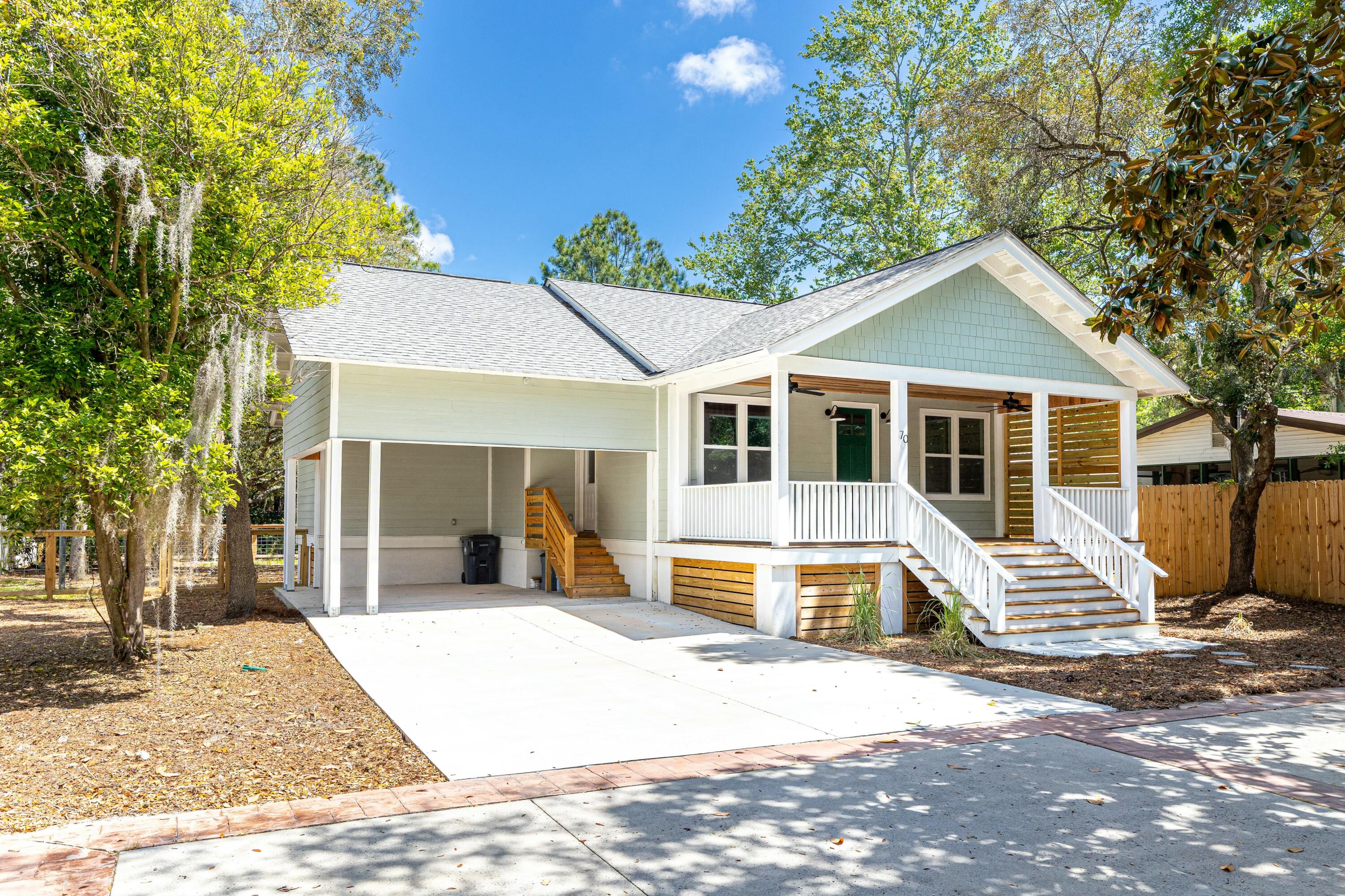 Welcome to your dream home in the heart of Santa Rosa Beach! This stunning new construction craftsman-style residence effortlessly blends timeless design with luxurious modern finishes. Positioned on a spacious lot adorned with stately live oaks, this property offers both privacy and tranquility—with no HOA and plenty of room to add a pool.

Step inside to find luxury vinyl plank flooring, vaulted cypress ceilings, and a bright, open-concept layout that invites you to relax and entertain. The gourmet kitchen is a true showstopper, featuring granite countertops, soft-close cabinetry, undermount cabinet lighting, custom backsplash, and a deep farmhouse sink—all crafted to please!

Located just moments from the Choctawhatchee Bay with nearby access, this home its perfectly positioned for