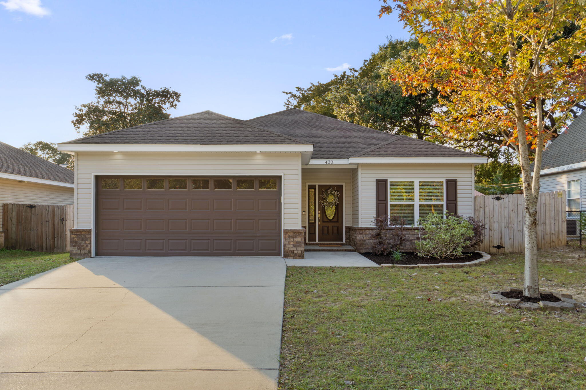 Welcome to this well-kept 3 bedroom, 2 bath home in central Crestview. Built in 2016 and offering 1,562 sq ft, this property has a comfortable layout with an open living area, a spacious kitchen, and a split bedroom floor plan.
The solar panels will be paid off at closing and currently cover the electric bill, giving the next owner a real monthly savings benefit without the loan.
The yard is low-maintenance and easy to care for, giving you more time to enjoy your space. The home also includes a like-new washer and dryer for added convenience.
Located just 2 miles from Publix and 1 mile from Twin Hills Park, you'll have quick access to groceries, recreation, and daily needs.
A solid, well-maintained home in a convenient spot—easy to show and ready for its next owner!
