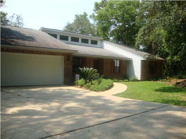 This large home located on a quiet culdesac in Rocky Bayou features a formal living room, dining room, eat in kitchen with a bay window, family room with custom built in poplar shelving, and a wood burning stove. The 4 spacious bedrooms have wall to wall carpet and spacious closets in each. There are two full baths upstairs, and a half bath in the unfinished, 1584 sq. ft walk out basement which is perfect for storage or teenage game room. The back of the house faces a pond and wooded area which can be enjoyed from the spacious multilevel decks. all this plus 2 car garage, security system, and low yard maintenance. Small dogs only upon approval, no cats. Available June 30 for $1800/month. Anyone 18 or over wanting to live in the property must fill out an application and be on the lease