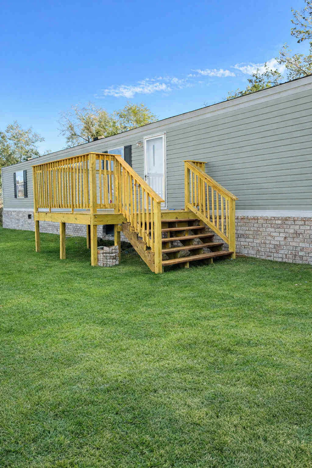 Don't miss this amazing opportunity! This beautifully updated 3-bedroom, 2-bath 2017 mobile home sits on a spacious 0.42-acre lot and is packed with upgrades. Enjoy brand-new flooring, fresh interior paint, and soon-to-be-completed brick skirting that adds fantastic curb appeal. The yard is partially fenced and recently improved, offering the perfect space for pets, gatherings, or future additions. Plus, the washer and dryer are included, making this home truly move-in ready. A perfect blend of comfort, value, and outdoor space. Schedule your showing today!