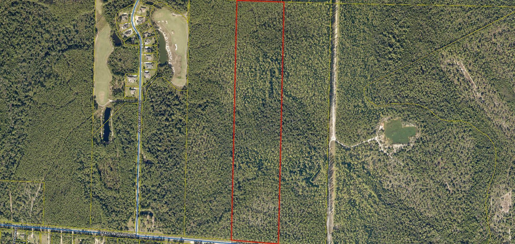 $16,000 PER ACRE FOR 660 FEET OF HWY 20 FRONTAGE! 52 wooded acres fronting the north side of Hwy 20 immediately past the entrance to Windswept Estates S/D. Currently zoned Estate Residential. The sellers inherited the property and have no survey or environmental studies.  This is the middle of three adjacent 52-53 acre parcels.  The 53 acre twin parcel adjoining on the east boundary (MLS  971280) is also available providing a combined 105 acres and approx 1320 feet of Highway frontage. Sellers have significantly adjusted their pricing and and are offering the parcels AS-IS and will not entertain a lenghty Due Diligence period. All dimensions and measurments are approximate and should be verified to the Buyers satisfaction.