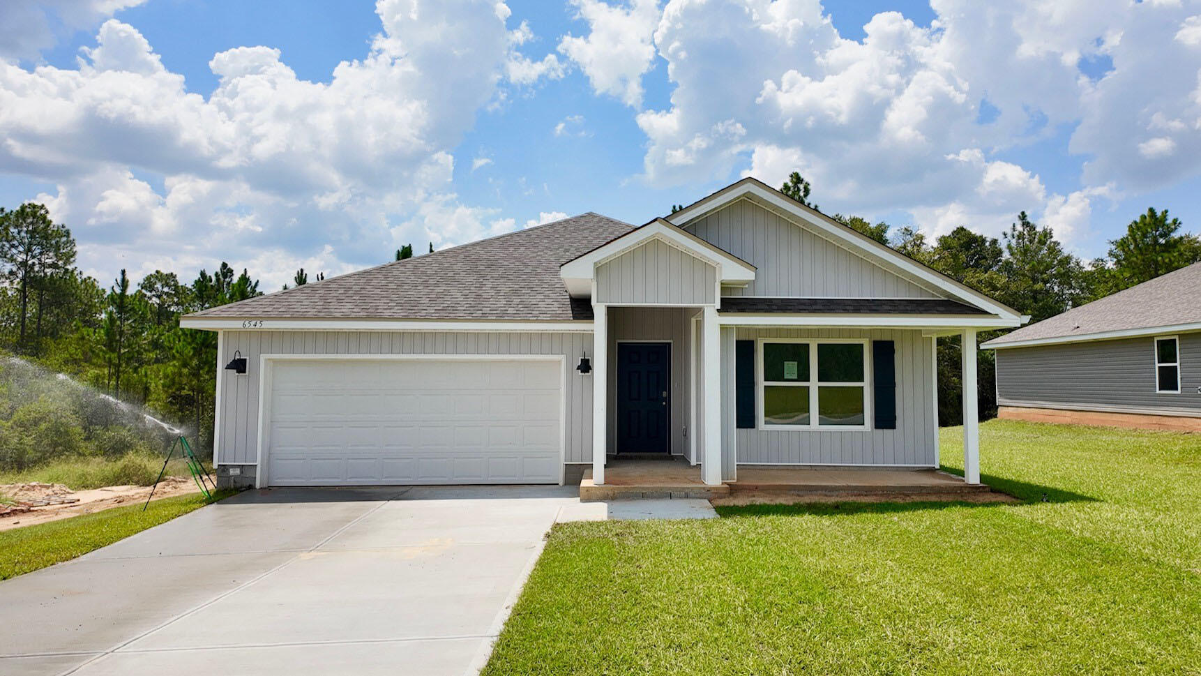 Builder will pay all Closing Costs, ask us about our current rates!
Charming brand-new homes under construction now. Beautiful NEW Hidden Lakes Community gives quick access to the airport, military bases, and nearby to the spectacular beaches of Fort Walton and Destin.  Close access to Corklin's Lake for fishing, kayaks & swimming.  The Cali model, one of our most sought-after designs, offers a fantastic open layout for comfortable living. Featuring 4 bedrooms, 2 bathrooms, a covered patio, 2-car garage. The well-appointed kitchen includes stainless steel appliances, a smooth-top range, built-in microwave, quiet dishwasher, corner pantry, island bar, eye-catching wood-look flooring, and plush carpet in the bedrooms. Bedroom 1 and the adjoining bath boast a large walk-in closet, double v
