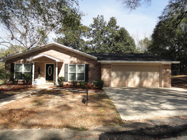 Waterfront home in the Heart of Crestview on 2.88 acre with a private stocked pond. Beautiful setting on this .50 acre pond.
Goldilocks would say this 1857sf home is ''just right''. The large covered porch is designed for entertaining and relaxation, while overlooking the pond. The home features split bedroom design and does have a 3rd bedroom/office. Updated kitchen appliances are stainless steel. For automotive enthusiast the detached workshop includes a lift. It is designed to accommodate heavy vehicles with a 14'' fiber reinforced slab and a vaulted ceilings. Schedule your appointment today!