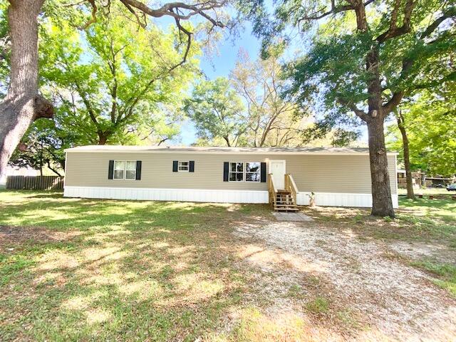 *Available Now!!*
**No pets**

This modular home has 3 BR/2 BA and has a huge storage building in the back yard. The yard is mostly fenced. Surrounding parcels/acreage to west and north belong to Eglin Air force Base making a quiet and wooded location less than 10 minutes to Mid-Bay Bridge and all the resort amenities Destin has to offer. Obligo: ***Cut the Upfront Costs  Move In Without a Security Deposit!***
We've partnered with Obligo to help qualified renters save money when it matters most.

*All pets are registered via pet screening, and all assistance animals are verified through the same screening process.**

**Carpet cleaning (if applicable) & Admin Fee charged **

Tenant to verify all data. Please contact Sound Choice Real Estate to schedule a showing- 850-389-8533.

***Approval is based on several factors as follows***
- Rental History and Verification
- Employment History and Verification
- Credit History
- Criminal Background & Terrorist Database Check
- Pet Verification