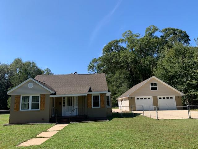 This House has so many great features and charm located on a Beautiful Lot. The Main House is Two Story with the Master on the Second Floor featuring Hardwood floor and Tile in the Bath. Two Bedrooms Downstairs with newer Carpet. There is an additional Room Downstairs tiled, which may used as a 4th Bedroom, Sitting Area or Study. You will find a Spiral Staircase that leads to the Master Suite and Bathroom with a Stain-Glass Window. From the Master Suite step out onto the Large Deck overlooking the Gunite Pool. This Home was definitely designed for Outdoor Living & Entertaining featuring a Open & Covered Patio, Fire pit, Waterfall & Large Fenced Yard for Outdoor Games. Oversized Garage with 600 sq. ft. Attic on Second Floor, there are 2 Electric Door Openers & 1 Bay Roll Up Door.