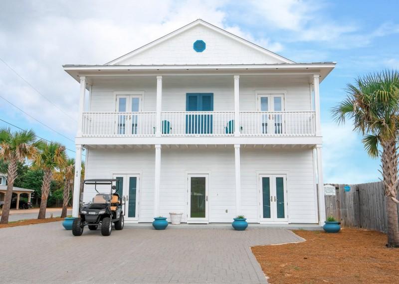 Newly built in 2015/16 this 9 bedroom/8 bath home has the potential to generate $200,000 a year rental income. Nestled in the sought after area of Crystal Beach in Destin, Florida and is within 200 footsteps to the beautiful white sand and emerald waters. Private pool 28X15 this home has a spacious front home with a spacious guest house as well. Tastefully decorated, the home also has custom quartz counter tops and custom cabinets in the modern kitchen. If rental is not your desire, this home is also great for a personal home or even 2nd home. Large closets and bathrooms are a plus either way you choose.