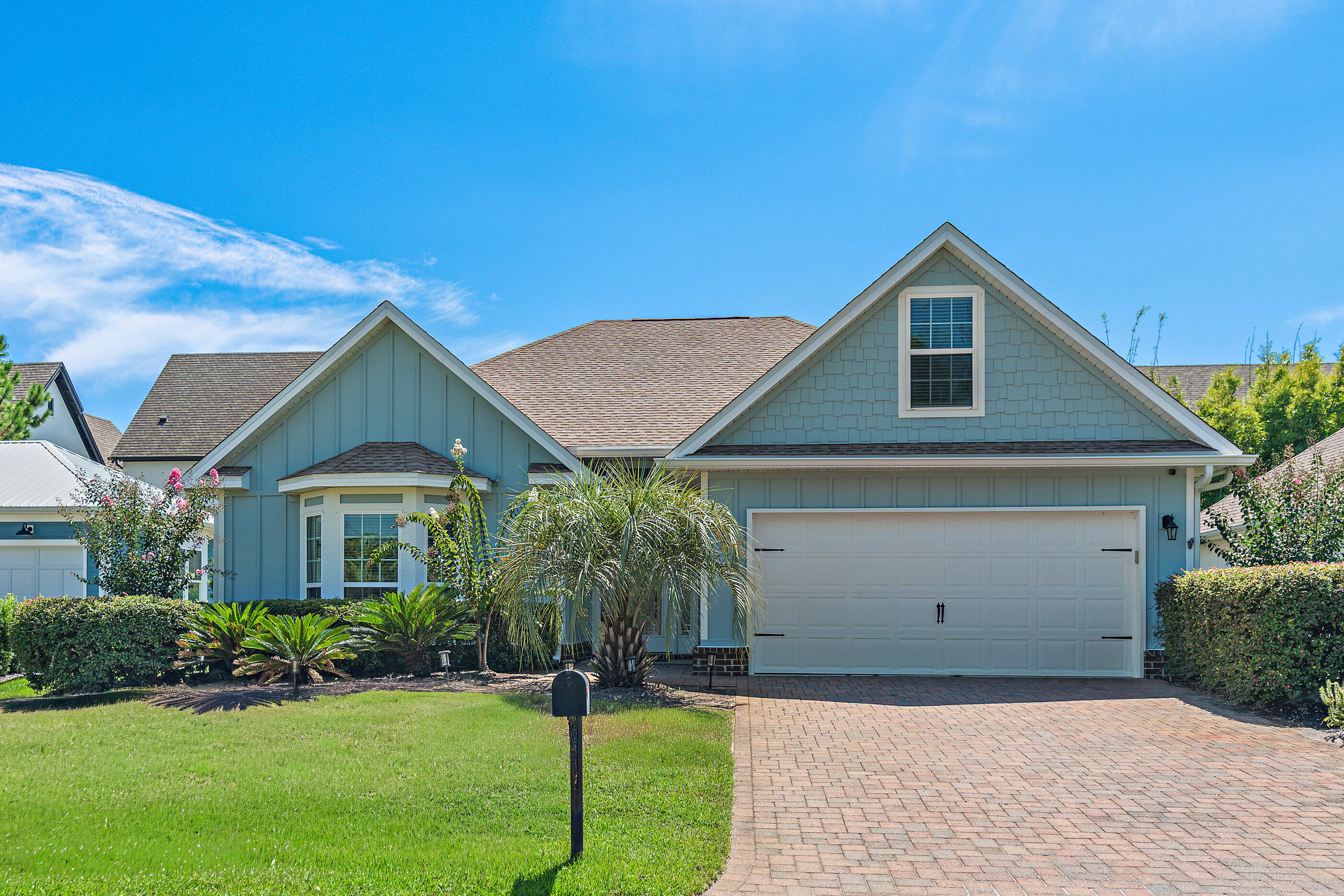 Welcome to your dream retreat at 166 Ocean Spray Circle, nestled within the beautiful gated community of Cypress Breeze Plantation in Santa Rosa Beach, FL. This charming 2,185 square foot home with a new roof installed in 2024 offers a blend of comfort and sophistication, perfect for both relaxation and entertaining.

Step inside to discover a mostly single story spacious layout featuring three inviting bedrooms, two well-appointed bathrooms plus a second story bonus room that can be used as a fourth bedroom or office. Located on a quiet cul-de-sac, the heart of the home is the open-plan living area, where an elegant formal dining room sets the stage for memorable gatherings. Whether as a primary residence, second home or vacation rental this fully furnished property with tasteful decor allows you to settle in effortlessly. 

Culinary enthusiasts will appreciate the modern kitchen, equipped with essential appliances like a range, microwave, dishwasher, and disposal. Practical amenities include central HVAC and ceiling fans ensuring comfort throughout the year.

Outside, unwind on your porch with a private fully fenced-in backyard, or enjoy the community's impressive 13,000+ square foot lagoon-style pool, complete with cascading waterfalls. The property's garage provides convenient storage, while the gated community offers peace of mind.

Located just half a mile from pristine Gulf beaches and vibrant shopping and dining at Gulf Place plus close proximity to other 30A restaurants and shopping, this home is a true sanctuary. Experience the perfect blend of convenience and tranquility in this traditional-style haven.

Golf Cart not included in sale.