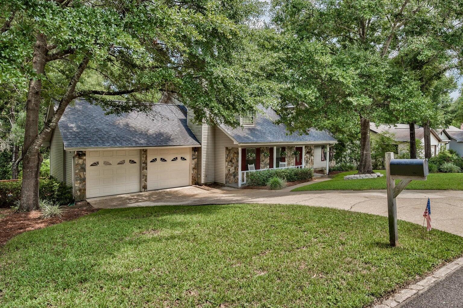 108' of private lakefront in the popular community of Rocky Bayou in Niceville! This home is an entertainer's delight with a HUGE yard, oversized kitchen with dramatic center island and a deck big enough to throw a party! And with double ovens and a side by side fridge, you can whip up hors-d'oeuvres for the whole crew! If you are looking for something a little more restful, try feeding the turtles or drop a fishing line. Or you can sit a spell in a rocker on the shaded front porch. The primary bedroom and bath are downstairs and 2 additional guest bedrooms are upstairs along with a full guest bath. There is also a 2 car garage and walk in attic storage. Don't miss out on the opportunity to make this house your own - schedule a viewing today! 

Call 850-729-0399 View rental requirements or apply at www.RentwithBSR.com No smoking or vaping. Pets may be allowed with some restriction and a $400 non-refundable pet fee.

FEES: $50 per adult 18+ application fee, Landlord Liability Policy (if proof of Renter's coverage is not provided) $15 mo, Pest Assurance pest control policy $20 mo.

**Just finished interior paint and repairs. Downstairs carpet being replaced and new deck being constructed! (update 7/16/24)