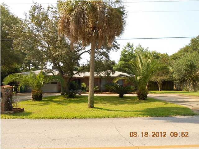Large family? No problem. Well maintained home in popular Lake Lorraine. Lush landscaping. Huge back yard with privacy fence. Close to Eglin AFB, golf course, shopping. This one includes huge detached 1 car garage in back yard and parking for RV. Two living areas with open kitchen so Mom can enjoy family. Screen porch adds to the comfort of this all brick home. Owner will provide lawn service. This service does not include flower beds. Tenants are responsible for maintaining flower beds.