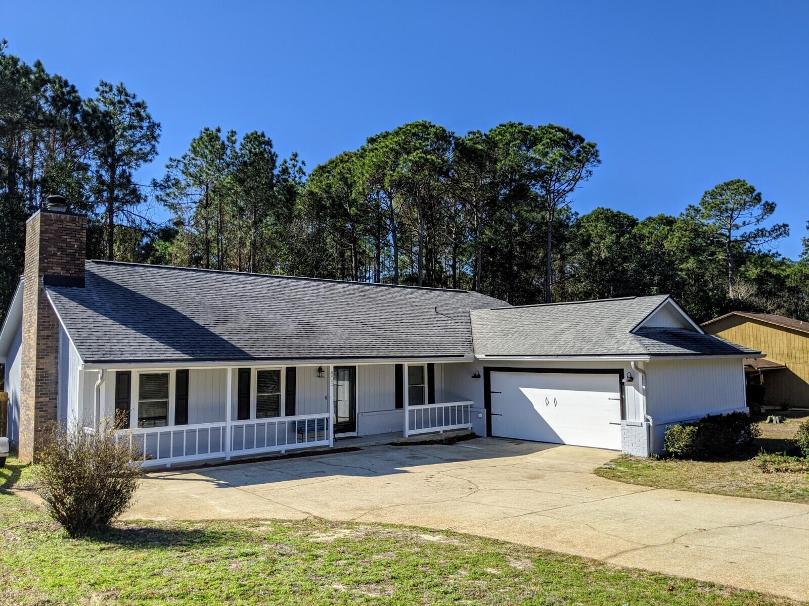 Beautiful 3BR/2BA home in Niceville, FL's Woodlands subdivision (Bluewater Bay),1,829 sq ft, 2-car garage, quiet cul-de-sac. VA assumable 2.25%!

Just 9 mi to Eglin AFB main gate & 7 mi to Emerald Coast beaches. Open-concept layout w/ spacious family room + wood-burning fireplace, versatile bonus room (office/playroom), gourmet kitchen w/ stainless appliances, granite counters, peninsula + beverage fridge, walk-in pantry. Smart locks/thermostat, fully fenced backyard, auto irrigation + new well pump. 

UPGRADES GALORE! New roof & water heater (2026), New HVAC (2025), New Deck (2024), New electrical panel (2022). Continued 8+ year bonded termite prevention transferable.

Zoned for top schools; optional community pool access. 

NEW Bedroom flooring installed soon!