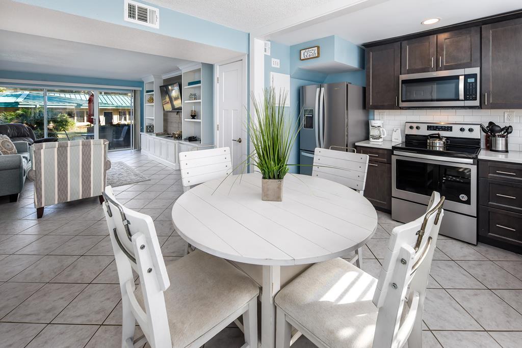 Gulf views, EASY deeded access to the beautiful white sandy beach, gated access, community pool, community center, playground, grilling area - seriously, this place has it all! 

Inside the unit you will see that the owners have completely updated the unit to be functional, beautiful and comfortable for up to 6 people! 

This unit makes for a wonderful second home, investment property or primary residence if prefer to live here yourself! 

Call now for your private showing!