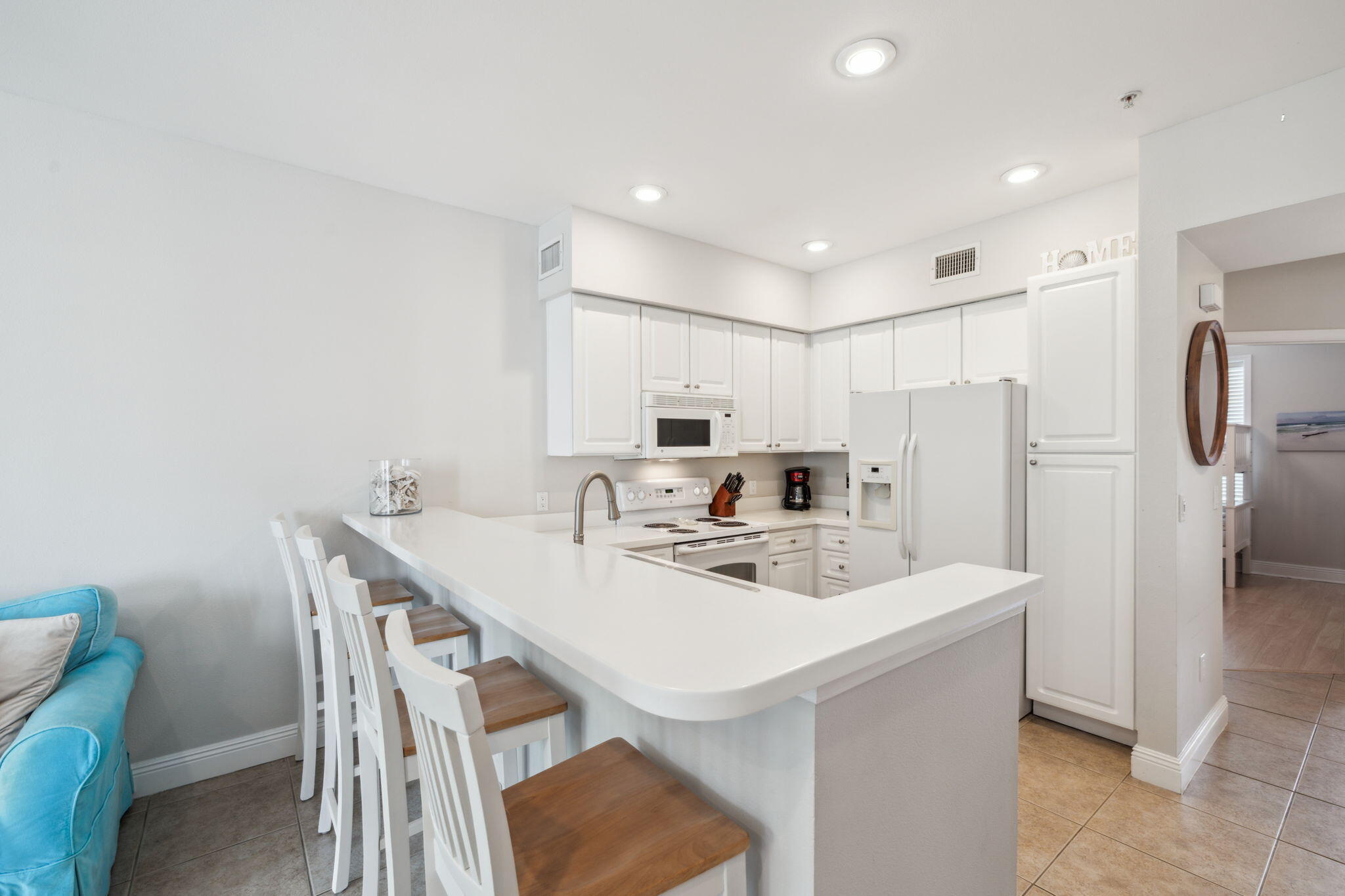 Lowest priced unit in Village Place!! Enjoy coastal living in this well-maintained ground-floor condo located in the gated community of The Village at Blue Mountain Beach. This two-bedroom, two-bathroom residence features an open-concept layout that flows seamlessly from the kitchen into the living area and out to a covered porch--perfect for relaxing or entertaining. The primary bedroom includes an ensuite bathroom and walk-in closet, while the second bedroom and full bath provide comfortable accommodations for guests.
Ideally positioned just steps from the community's pool, fitness center, shuffleboard courts, and putting green, this condo offers convenient access to a variety of on-site amenities. Also offers golf cart parking The Village at Blue Mountain Beach offers easy access to local restaurants, shopping, and the Gulf of Mexico, along with deeded beach access through the Blue Mountain Beach neighborhood.

Whether you're searching for a full-time residence, a vacation retreat, or an income-producing investment, this property delivers flexibility in one of 30A's most beloved coastal communities.