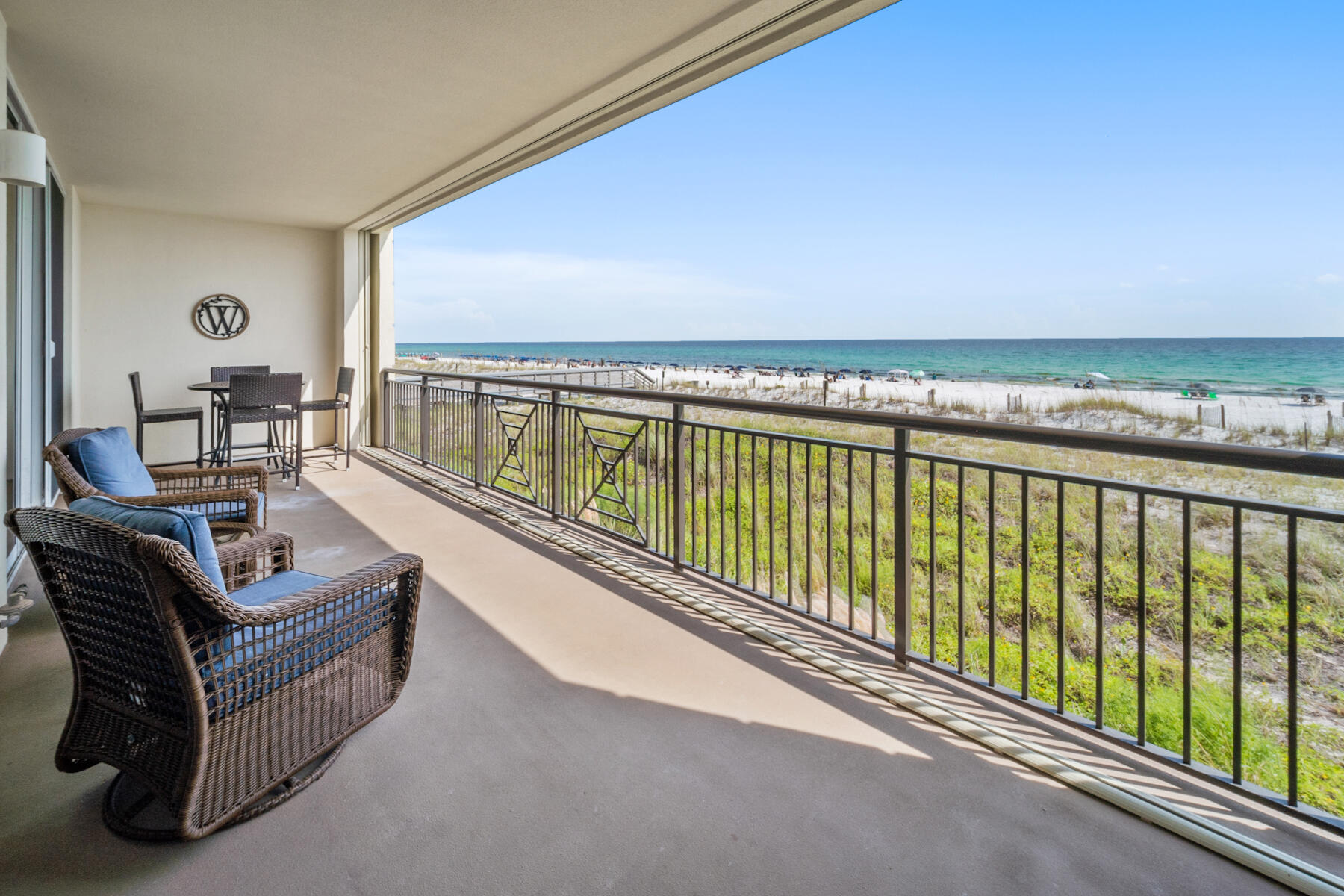 Welcome to Luxury Living at Bella Riva on Okaloosa Island. This impressive 3-bedroom/3-bathroom gulf front condominium has all the features you expect in this exclusive and gated community of Bella Riva. Enjoy one deeded covered parking space, a private balcony, a gulf front master suite, a beautiful gourmet kitchen featuring granite counters with high-end stainless-steel appliances and a key fob entrance to the lobby, fitness center and deeded beach access. This condominium is being offered fully furnished with coastal chic furniture and a media room converted into a fourth bunk room making room for at least 10 people to sleep comfortably. Unit 103 also comes with a $120,000 Gross Annual Rental Income Projection and Bella Riva is loved by guests and owners a like and can be rented to gues guests no less than 7 days.  

Twenty-four miles of white sand beaches, crystal-clear water, and blue skies paint the backdrop for an unforgettable outdoor adventure in the Destin-Fort Walton Beach area. Okaloosa Island is a family friendly destination with many activities and attractions such as the Okaloosa Island Boardwalk with restaurants, shopping and entertainment. Attractions include the Gulfarium Marine Adventure Park, Emerald Coast Zoo, Emerald Coast Science Center, Airforce Armament Museum and the Destin History and Fishing Museum. There are also eight golf courses in the Destin-Ft. Walton Beach area. Golfers of all levels will delight in the beauty and challenge of a round of golf in the heart of the Emerald Coast. Fort Walton Beach is the ultimate destination for water adventurers too, you can take part in diving, snorkeling, or SNUBA; or spend an adrenaline-packed afternoon on a windsurf board or a water jet pack on and fly above the waves for unbeatable panoramic views of the Emerald Coast. So, whether you want luxury and lounging on the beach and/or fun and adventure, Bella Riva 103 should be on your list to view.