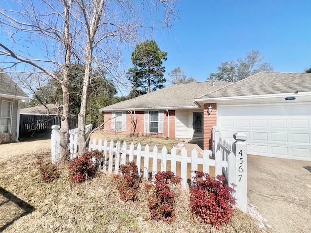 Available March 28th Pets considered with Owner approval

Wonderful all brick home in Blue Pine Village with COMMUNITY POOL ACCESS! This beautiful home features wood laminate floors in main areas and carpet in bedrooms! The living room is spacious and features stunning fire place! The kitchen has white cabinets, GRANITE countertops, and STAINLESS STEEL appliances.  Out back is a screened porch and large fenced back yard with storage shed. Home has a 2 car garage and room for additional cars in driveway.

 **All pets are registered via pet screening, and all assistance animals are verified through the same screening process.**

**Carpet cleaning & Admin Fee charged (if applicable)**

Tenant to verify all data. Please contact Sound Choice Real Estate to schedule a showing- 850-389-8533.

***Approval is based on several factors as follows***
- Rental History and Verification
- Employment History and Verification
- Credit History
- Criminal Background & Terrorist Database Check
- Pet Verification