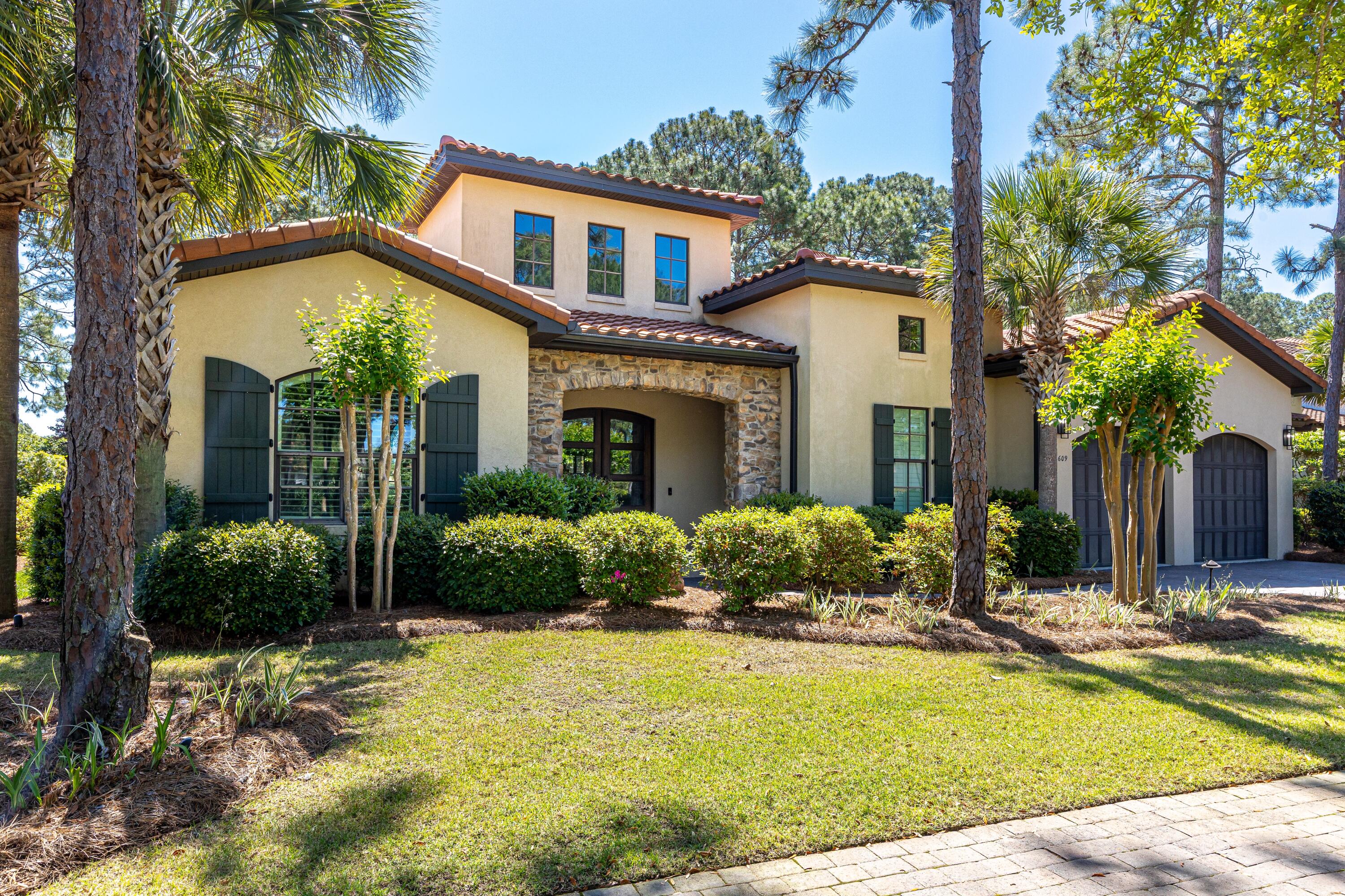 Welcome to 1609 San Giovanni Drive, an exceptional single-level home nestled in the highly sought-after neighborhood of Genoa within Sandestin Golf & Beach Resort. This stunning residence offers a perfect blend of luxury, comfort, and style—making it an ideal primary home, second home, or investment property.
Step inside to find a thoughtfully designed floor plan with modern upgrades throughout. The entryway is bright and inviting, thanks to a beautiful new custom front door that not only elevates the curb appeal but also floods the foyer with natural light. It's a showstopping upgrade that sets the tone for the rest of the home.
In the past three years, the kitchen has undergone a complete renovation, showcasing gorgeous quartz countertops, sleek cabinetry, and high-end finishesmaking it a true showpiece at the heart of the home. Luxury vinyl plank flooring has been added to all bedrooms, enhancing both durability and style.

The spacious living area opens seamlessly to an expansive outdoor retreat, where you'll find a private pool and covered lanaiideal for relaxing afternoons or entertaining guests in style. Whether you're enjoying your morning coffee or hosting a sunset gathering, this outdoor space offers the perfect balance of privacy and elegance.

The home's exterior is being painted white in the coming weeks, creating a fresh, coastal aesthetic to complement its already pristine condition. Updated photos to follow once painting is complete!

All on one level and meticulously maintained, this home is truly move-in ready. Don't miss the opportunity to own a slice of paradise in one of Sandestin's most desirable neighborhoods, where golf, the beach, and resort amenities are just minutes away.
All on one level and perfectly maintained, this home is truly move-in ready. Don't miss the opportunity to own a slice of paradise in one of Sandestin's most desirable neighborhoods, where golf, the beach, and resort amenities are just minutes away.

As an introduction to the Sandestin lifestyle, we invite our new owners to explore amenities that make Sandestin special. The listing brokerage and seller(s) are presenting the buyer(s) of this property with (2) 90-minute rounds of Tennis court time, a golf foursome at one of our three championship courses, and a round of golf for up to four (4) players at the unrivaled Burnt Pine Golf Club.

Sandestin Golf and Beach Resort features more than seven miles of beaches and pristine bay front, four championship golf courses, 15 world-class tennis courts, a 226-slip marina, a fitness center, spa and celebrity chef dining. Shop, dine and play at the charming pedestrian village, The Village of Baytowne Wharf and more. Inside the gates of the resort, residents enjoy a balanced lifestyle of high-class living, spanning the 2,400 acres from the beach to the bay. Everything within the gates of the resort is accessible by golf cart or bicycle. The entire resort is interconnected by miles of pedestrian, bike and golf cart paths that weave through groves of live oaks, meandering past natural lagoons, fountains, man-made lakes, and meticulously landscaped fairways.