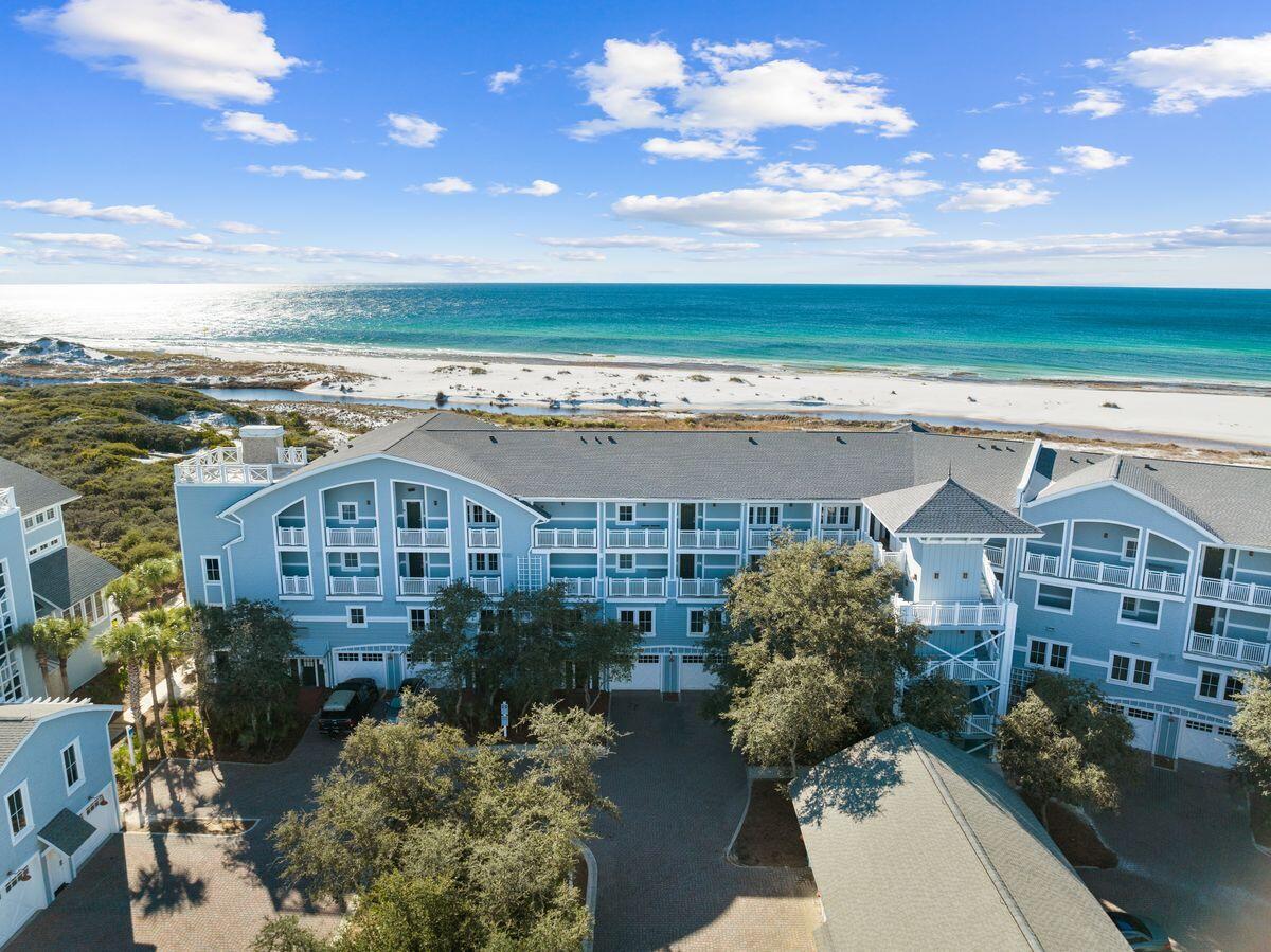 Experience gulf-front living with inspiring views and spacious interiors from this two-story Watersound Crossings condominium home. Ideally positioned steps from the gulf and undisturbed dunes, this condo boasts over 2100 square feet of living space, 3 bedrooms, a bunk area, gourmet kitchen, dining area, office area and gracious balconies on both levels. 

The primary suite has a large private porch to enjoy tranquil moments admiring the gulf, and a spa bath with his and hers closets. The open concept living, kitchen and dining area offer show stopping gulf views flanked by an expansive covered outdoor balcony.  A recent refresh features all new easy to maintain flooring with fresh interior paint. Storage is a breeze with multiple closets throughout, a dedicated laundry room, with cabinets and a large kitchen pantry. As an added bonus, this unit comes with an attached garage.

Outdoor living seamlessly connects to the boardwalk through a private porch gate, leading to the dedicated Crossings pool, the picturesque Watersound Bridge and vast undisturbed sand dunes and beach.  Enjoy dune lake access for paddling and kayaks, boardwalks, fitness center and multiple pools. Watersound Beach, famous for its picturesque beach vistas, is a gated community with over a mile of pristine beach providing one of the least crowded beach opportunities on 30A.