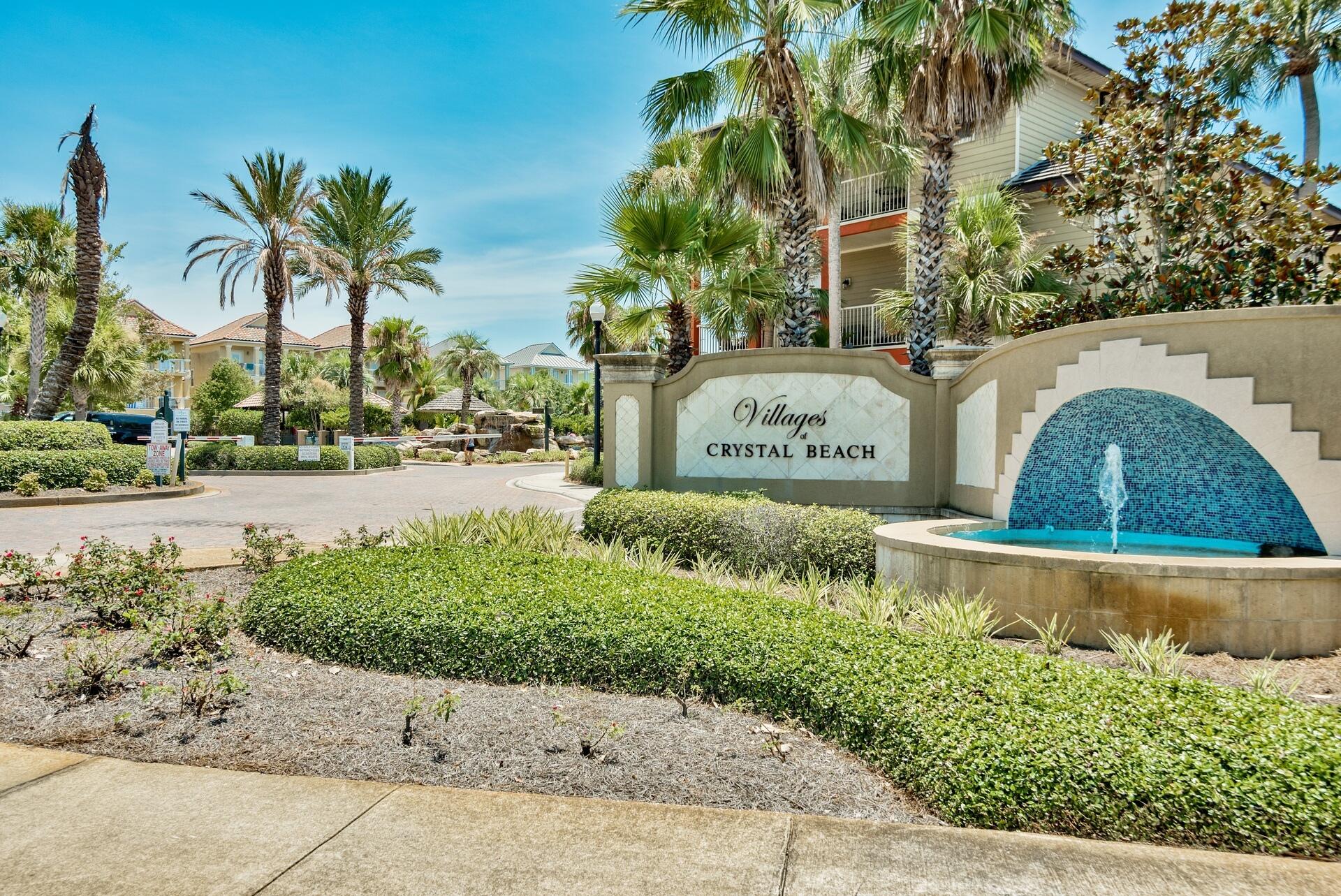 Convenient to all things Emerald Coast...The Villages of Crystal Beach is a gated community with an abundance of amenities and a short 3 block walk or a quick seasonal trolley ride to white sand beaches and crystal clear water. The huge lagoon pool has a beautifully landscaped island, surround sound music, hot tub, and a Tiki grilling area with lots of comfy seating, and a flat screen TV! A quick walk to Destin Commons for shopping, restaurants and entertainment. 217 Kono Way will make the perfect second home or investment property. It is in amazing condition and transfers rental ready - fully furnished with 4 Bedrooms (2 Master suites) 3.5 Bathrooms, 2 living areas, a front porch and upstairs balcony! Unique extra area on the side of the home, renovated showers and floors.