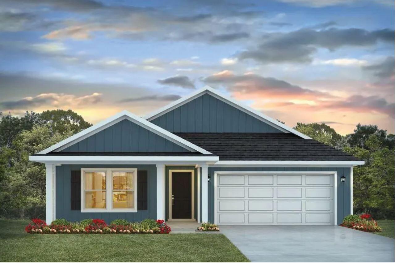 FABULOUS brand-new design, the ''Lakeside'' floorplan in the Heritage Plantation Community. A more rural, natural, wooded setting with hard-to-find LARGE homesites with an irrigation system included & a gas tankless water heater. This highly desirable new floorplan provides a well-designed OPEN concept, no wasted space, 5 beds, 3 baths, nice 12 x 9 covered back patio & 2 car garage. All stainless appliances in the kitchen, smooth top range, quiet dishwasher, built in microwave, roomy dining area & more. Striking wood look flooring, plush carpet in the bedrooms. The Smart Home Connect System has several convenient devices. Popular durable Hardi board exterior adds charm to the classic craftsman exterior. Stylish curb appeal. Located in a fast-growing area, unique, beautiful community.