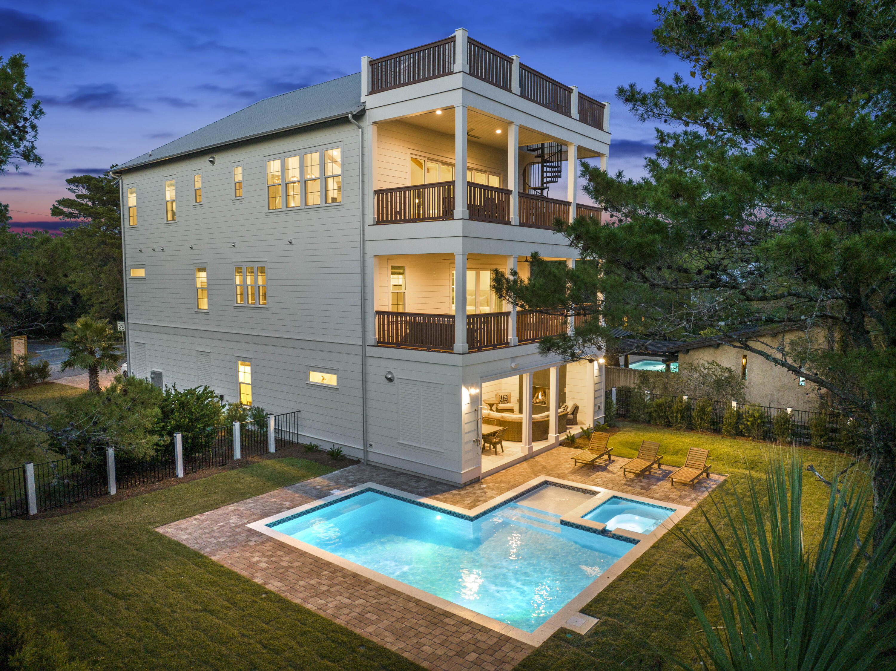 Spectacular 5-Bedroom New Construction Custom Beach House with Gulf VIEWS. Discover your own slice of paradise in this breathtaking coastal retreat. **$10,000 Buyer's Agent BONUS with accepted offer. MUST close before 5/15/24 **This home boasts 4086 square feet of impeccable craftsmanship, a contemporary design, and a prime location with panoramic Gulf views from the 4th story terrace --highlighting only a fraction of the 2429 square feet of outdoor covered living space. This stunning 5 bedroom, 5.5 bathroom new construction house offers the ultimate coastal lifestyle. As you step inside, you'll be greeted by a light-filled open-concept living area that seamlessly blends modern luxury with beachside charm. The spacious living room features oversized windows, while the vaulted ceilings with wood beams and designer lighting fixtures create an airy and inviting atmosphere. The spacious outdoor covered living area offers a full outdoor summer kitchen and fireplace perfect for entertaining. Enjoy beach access at Gulfview Heights Beach access which is just a short walk away, dining at The Local Catch, Goat Feathers, Shunk Gulley, as well as all the other amenities, restaurants and shops at Gulf Place. 

For those in search of a location South of 30A that encapsulates the essence of coastal living with Gulf  Views, your search concludes here. This exceptional New Construction Beach House offers an all-encompassing lifestyle that seamlessly blends luxury, convenience, and the serene beauty of the Emerald Coast of Florida. Contact us today to explore the limitless potential of this truly unique property.