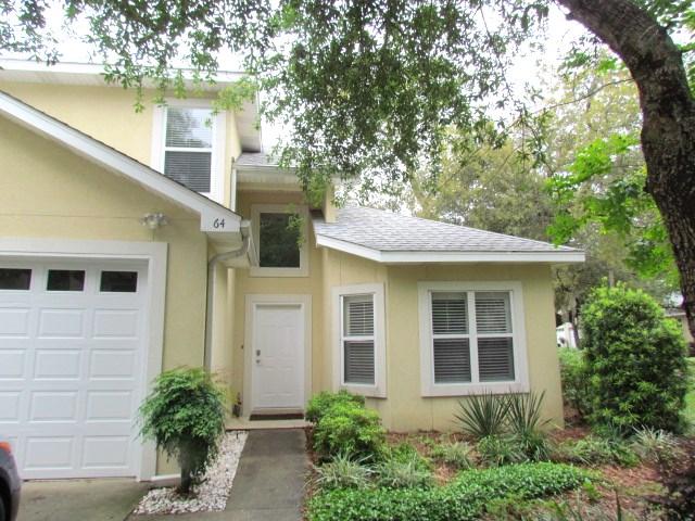 Beautiful townhome with Bay view in the quiet Chacato Landing area of Bluewater Bay. This is a premier corner lot with no lawn maintenance required. 3 bedrooms and 2 and a half baths with a downstairs master and ensuite bathroom. Enjoy the view of the bay while you cook dinner or sit at the table in the eating area. Beautiful hard wood stairs lead up to two bedrooms and a full bath, plus a heated and cooled storage room. Kitchen has solid surface counter tops, warm wood cabinets and a gas stove for that chef in your family. Master and one bedroom have neutral carpet while one bedroom has wood laminate flooring, perfect for a home office or craft room! Enjoy the screened porch on the back of the home, perfect for entertaining almost year round! 2 car garage with automatic opener. Home is on the sales market as well as rental.  Any tenant moving in before September would need to allow showing appointments with advance notice.  Rent is $1700/month.