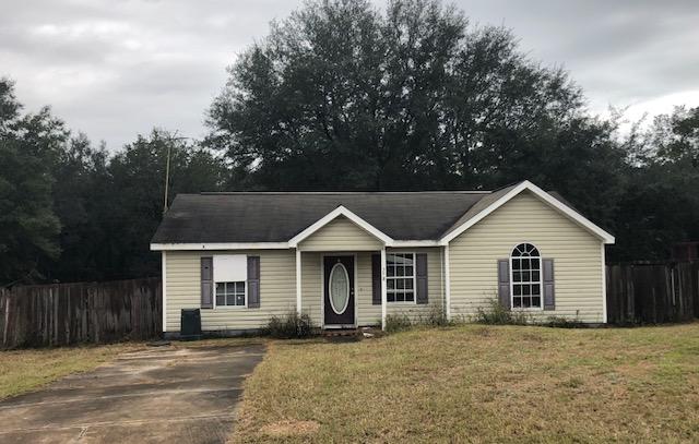 INVESTMENT OPPORTUNITY: Home will need some TLC but has great potential. Home is in need of new flooring in bedrooms, some light fixtures, inside AC unit, hot water heater, two new windows, and some sheet rock repaired. Washer and dryer are included with the home but owner has no knowledge of condition. Electricity and water are turned off so no knowledge of working condition of appliances.