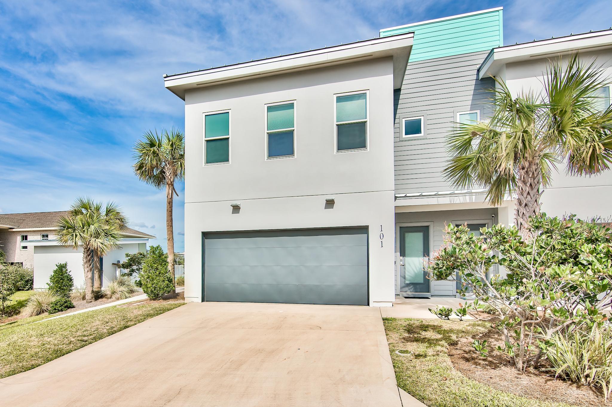 This modern, FULLY FURNISHED sound-side townhome boasts its own boat slip, garage, and upscale finishes. Located within walking distance to the beautiful white sand beaches of the Emerald Coast, and a short boat ride away from the world famous crab island. Each residence includes a 28' by 12' boat slip, lofted 14' ceilings in the living area, high impact windows/doors and metal roof. This fully equipped Chef's kitchen includes a Wolf Induction stove top and Wolf oven, granite counter tops, and stainless steel appliances. Additional amenities include a private community pool with sun deck, private two-car garage, and private dog park.

Whether you are looking for a primary residence, second home, or rental property, this unit is the perfect place for you!