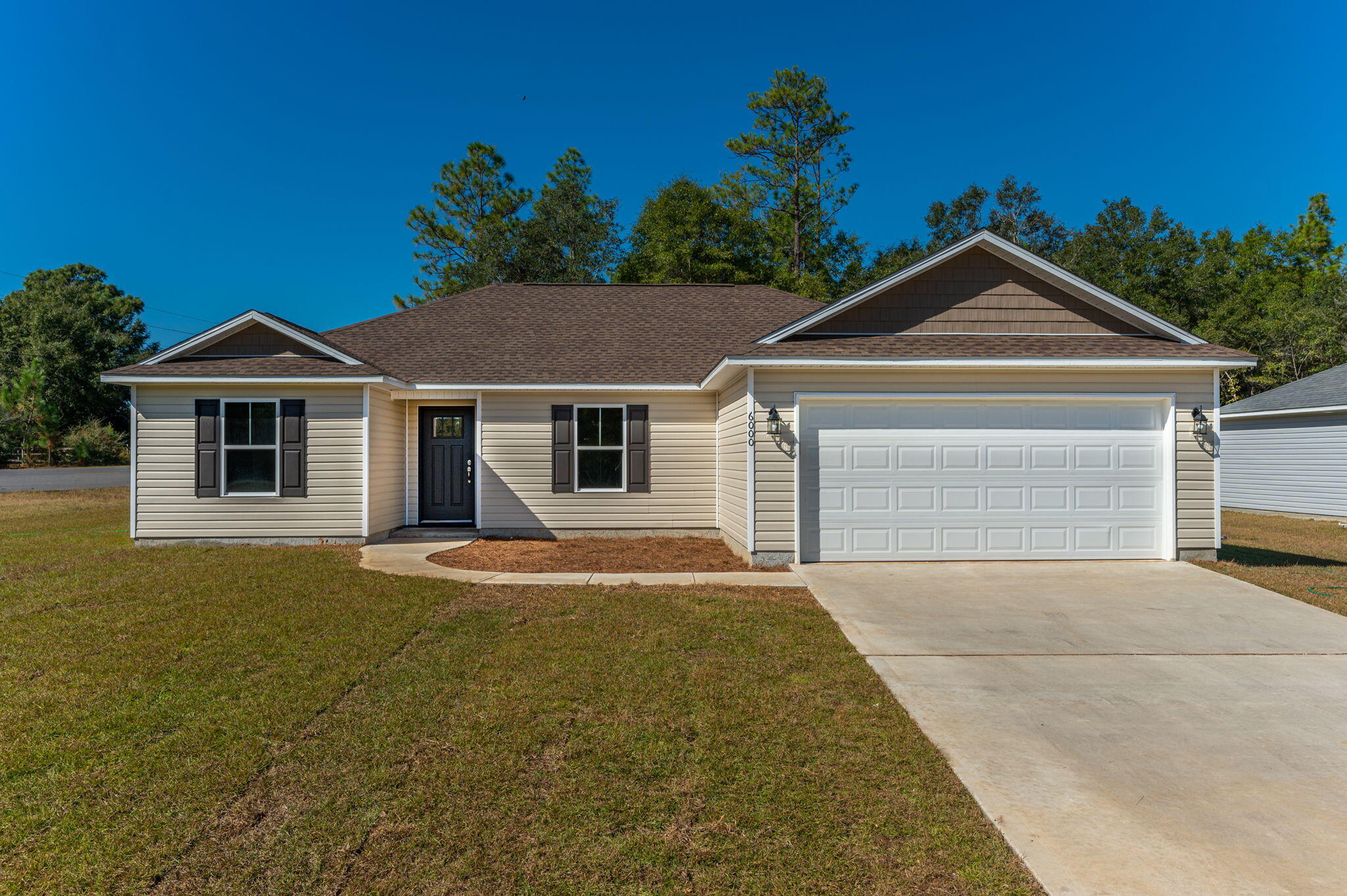 Ask about DOWN PAYMENT Asst. program, Hometown Heroes. QUALITY Const. with Closing Cost Assistance.  Seller offering up to $10,000 to close, which MIGHT include Pts to buy-down the interest rate! Qualifying Buyers pay little or NO CASH to close this Affordable home!  And you will be so pleased with this energy efficient, Quality home in a good location - Solid wood cabinetry, granite countertops, 'luxury' vinyl flooring through-out.   This location is convenient to the South end and Eglin via alternate routes not available on the South end of town, and yet enjoy the amenities of North Crestview, which are many!    Let us make OWNING easy, in a Quality Home by local hometown builders!  Privacy fenced back yard!
Note:  There is a 15 Ft. drainage easement across the rear of this lo