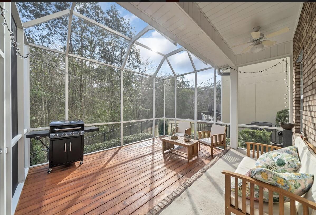 Fast and easy commute to Eglin's ValP gate! Beautiful well-maintained 4-bedroom home! Low HOA fee maintains mowing the front and backyard and trimming the shrubs. Upstairs large laundry room with a folding area and cabinets is one of the many special perks in this home. The screened deck allows you to enjoy the tranquility of the nature preserve behind your home. The backyard is also fully fenced! The home is close to Turkey Creek Park and is less than a mile to the elementary school.  Wonderful open floor plan. Large master bedroom w/ both a large walk-in shower and a soaker tub in the master bath. The master closet is also wonderful. The remaining 3 bedrooms are separated from the master, but close enough for young kids! If you want a low maintenance home with all the perks, this is it.